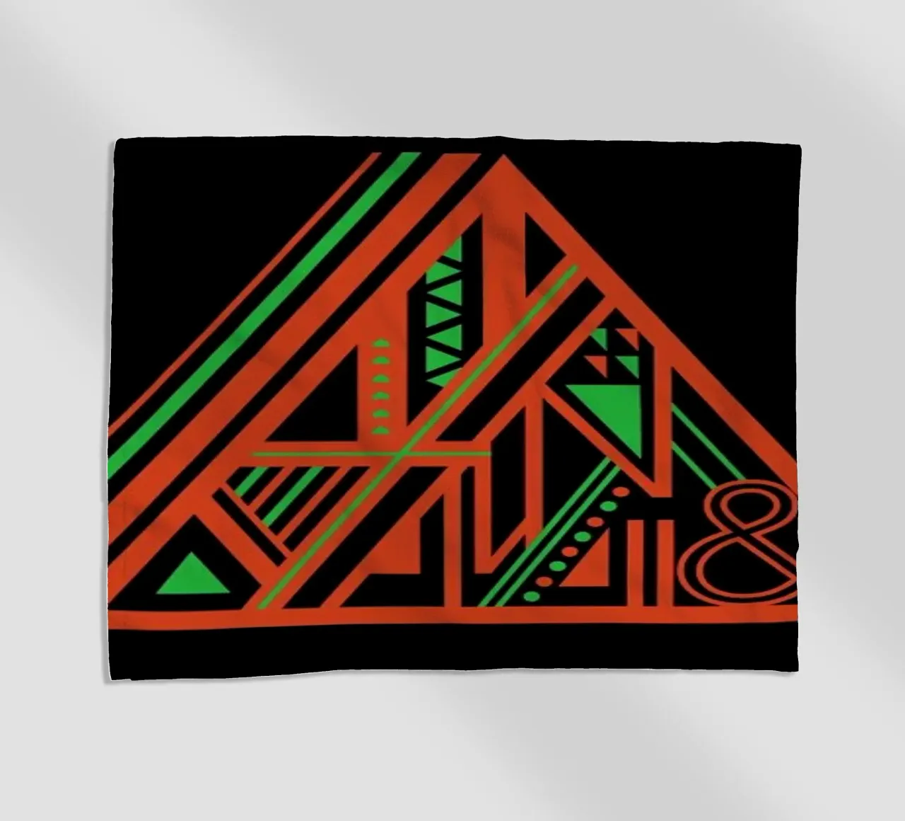 Triangle beach towel by Petros Afshar