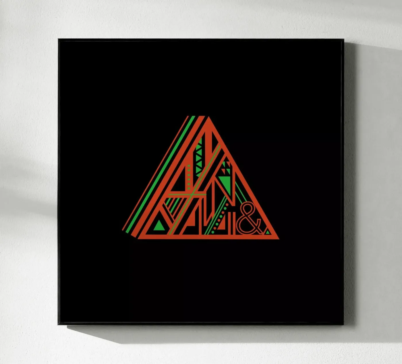 Triangle acryl van Petros Afshar