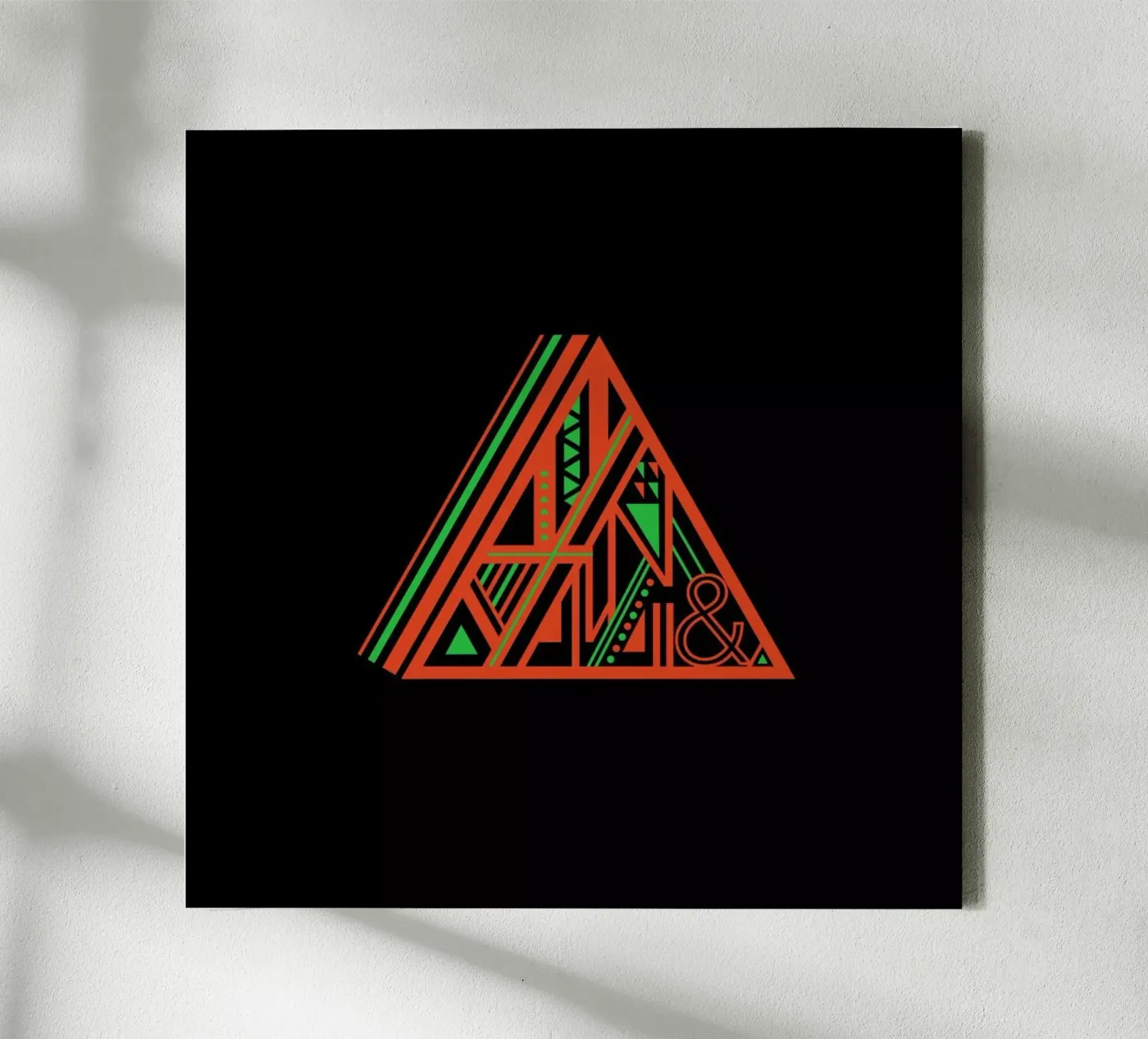 Triangle canvas van Petros Afshar