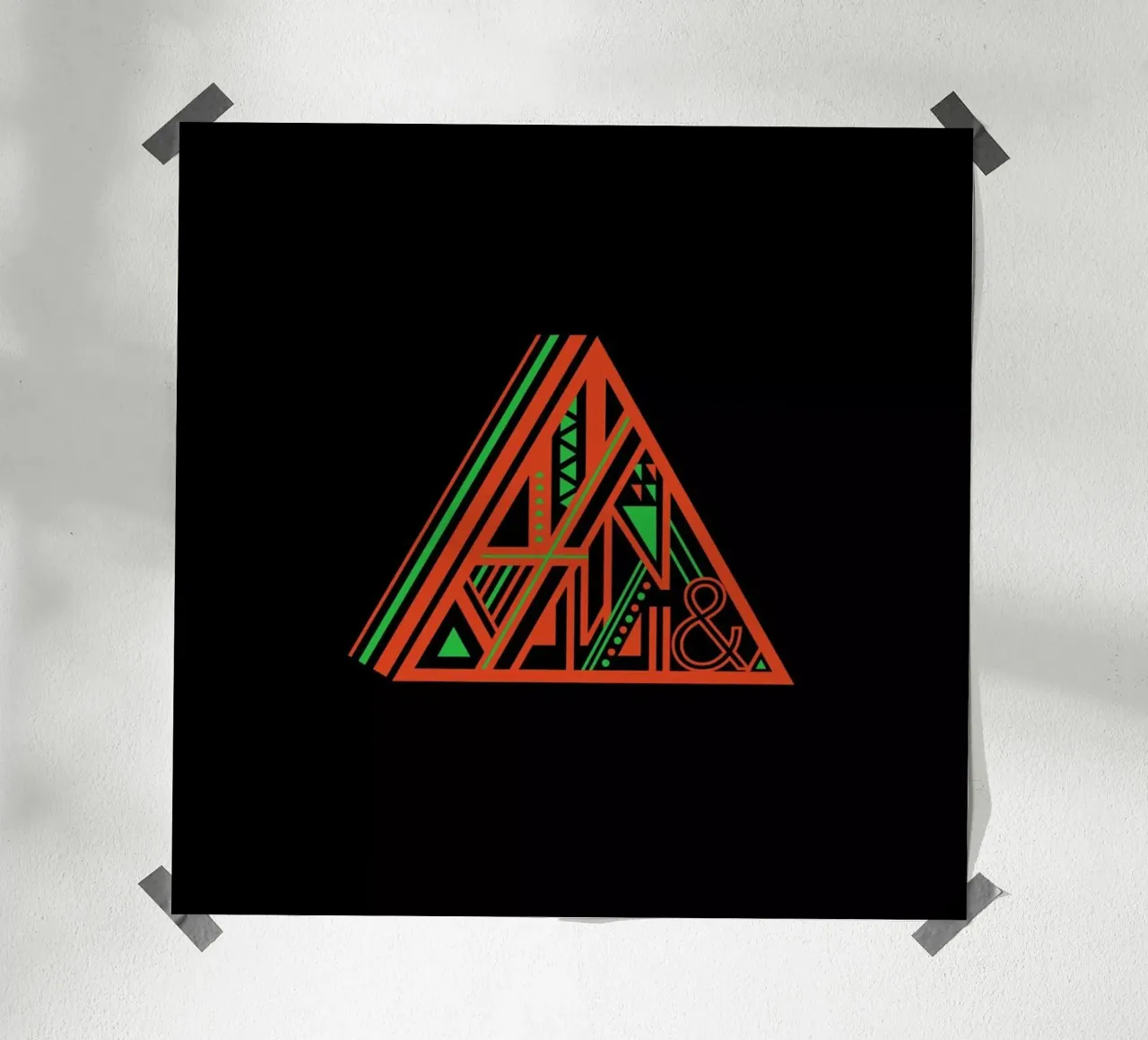 Triangle Poster von Petros Afshar