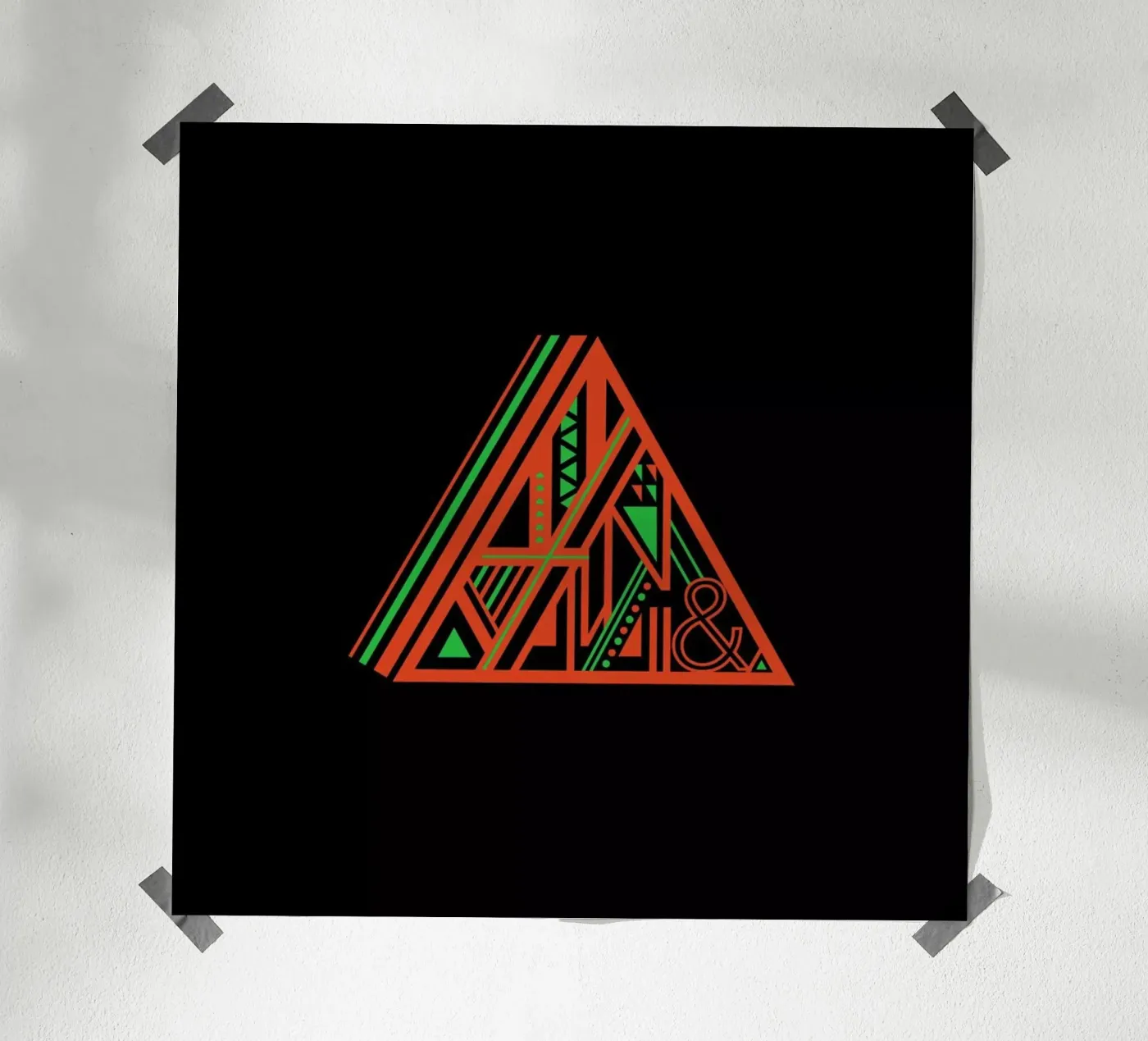 Triangle poster van Petros Afshar