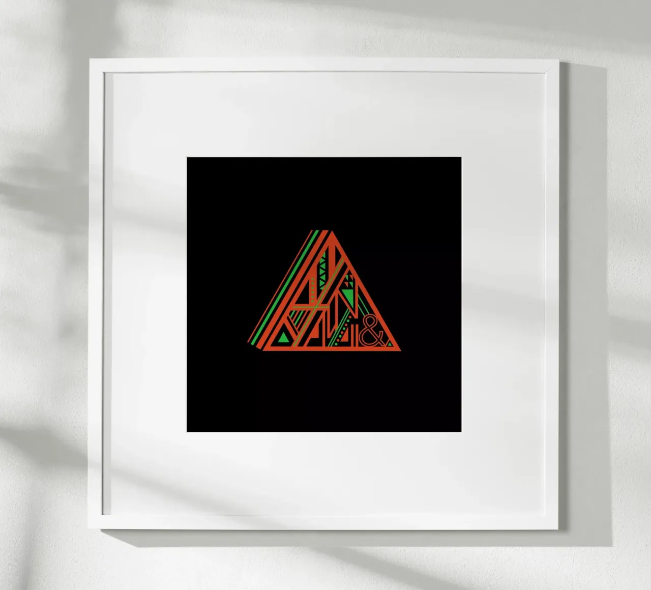 Triangle Poster von Petros Afshar