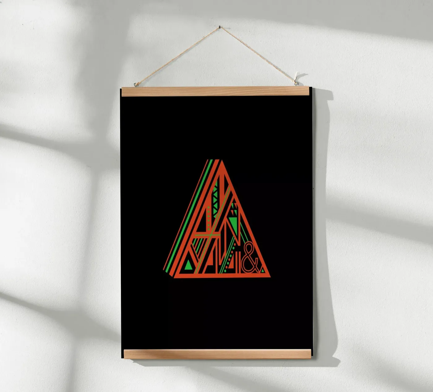 Triangle poster van Petros Afshar