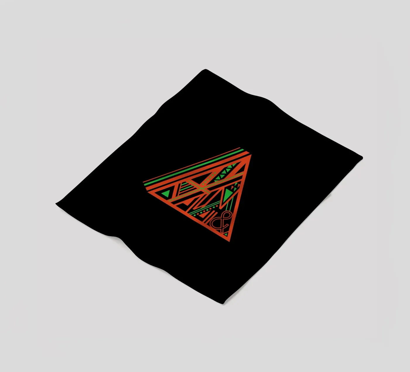 Triangle fleece blanket by Petros Afshar
