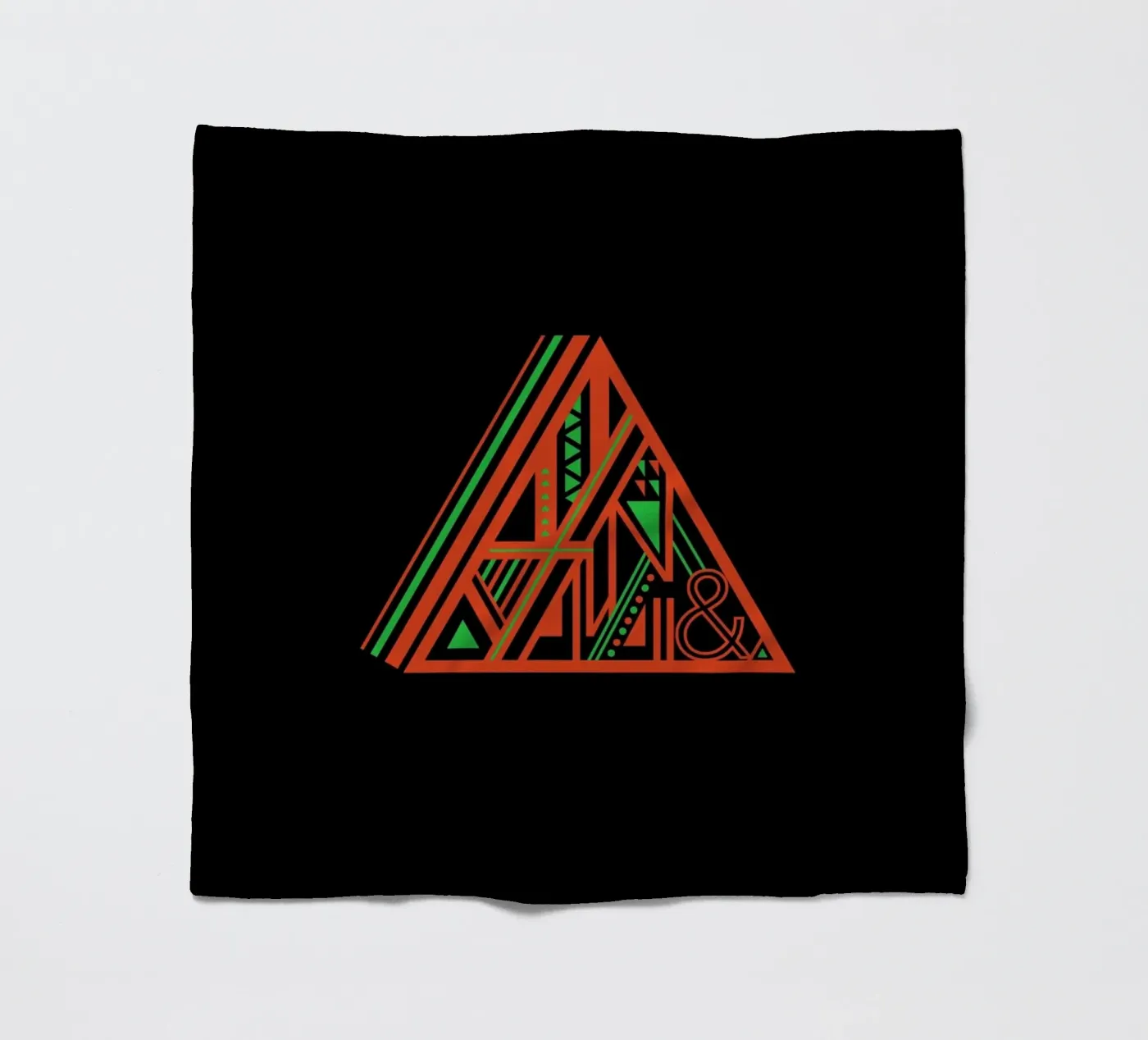 Triangle fleece blanket by Petros Afshar