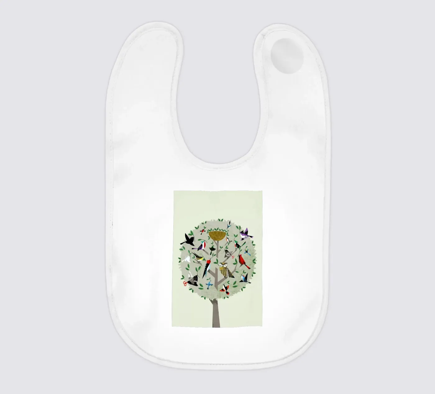 Bird Tree Babylätzchen von Pietari Posti
