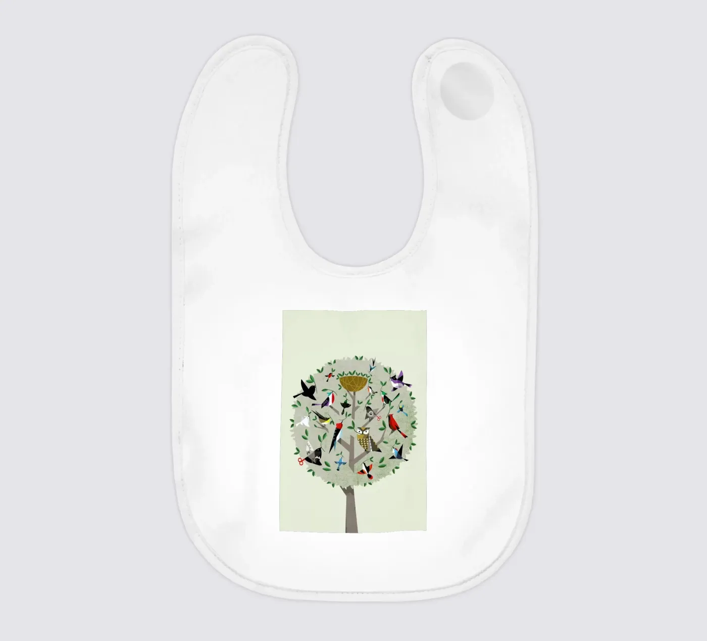 Bird Tree Babylätzchen von Pietari Posti