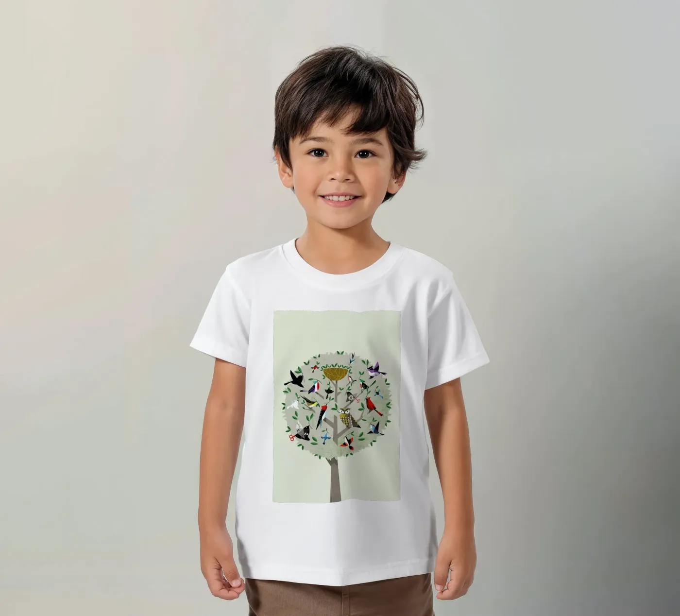 Bird Tree t-shirt bambini da Pietari Posti