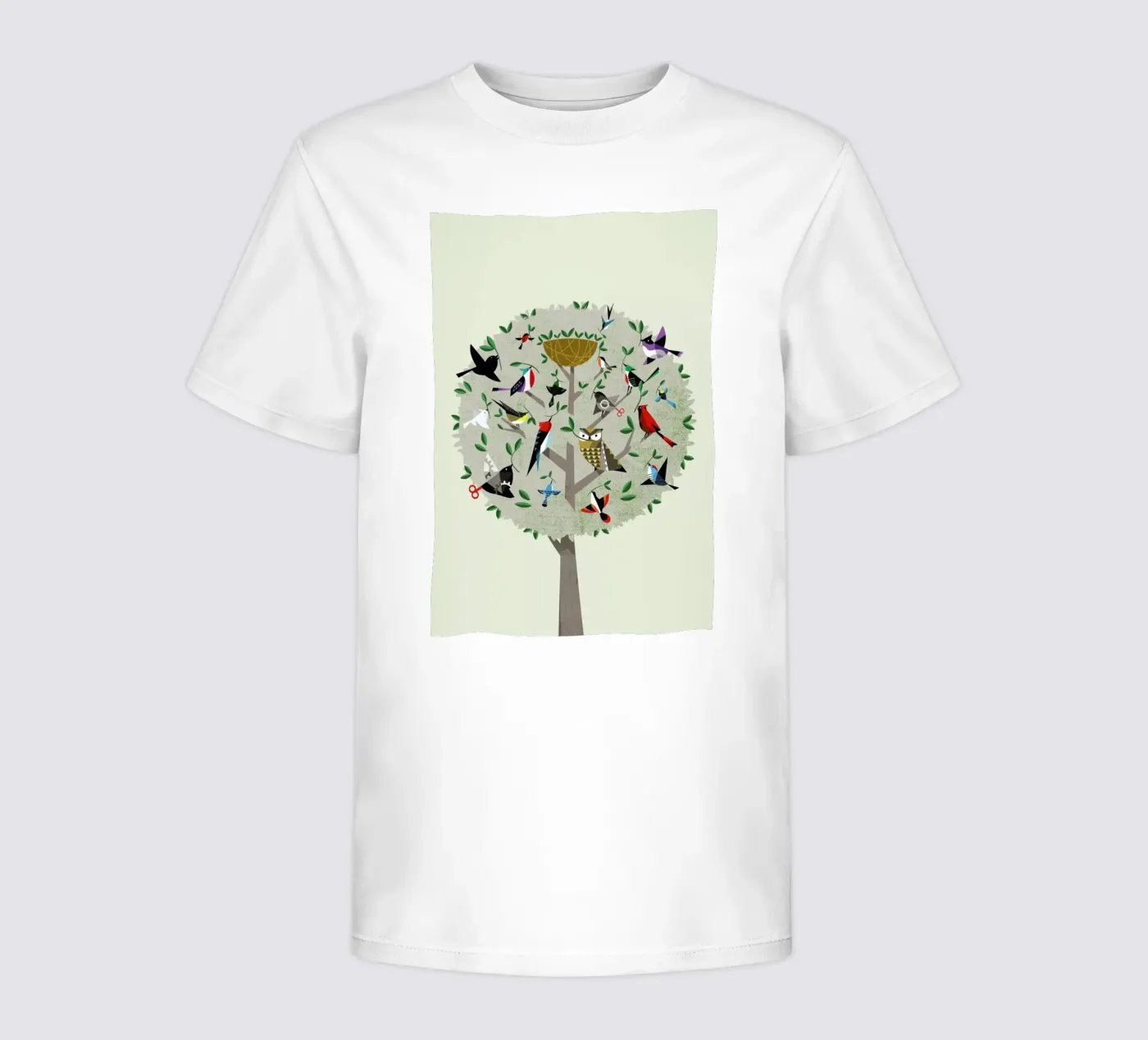 Bird Tree t-shirt bambini da Pietari Posti