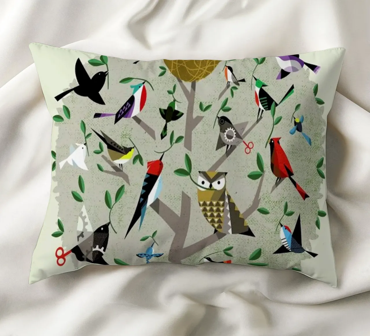 Bird Tree cuscino da Pietari Posti
