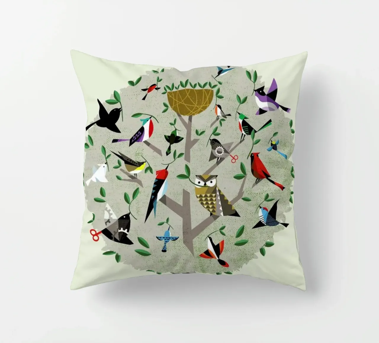 Bird Tree cuscino da Pietari Posti