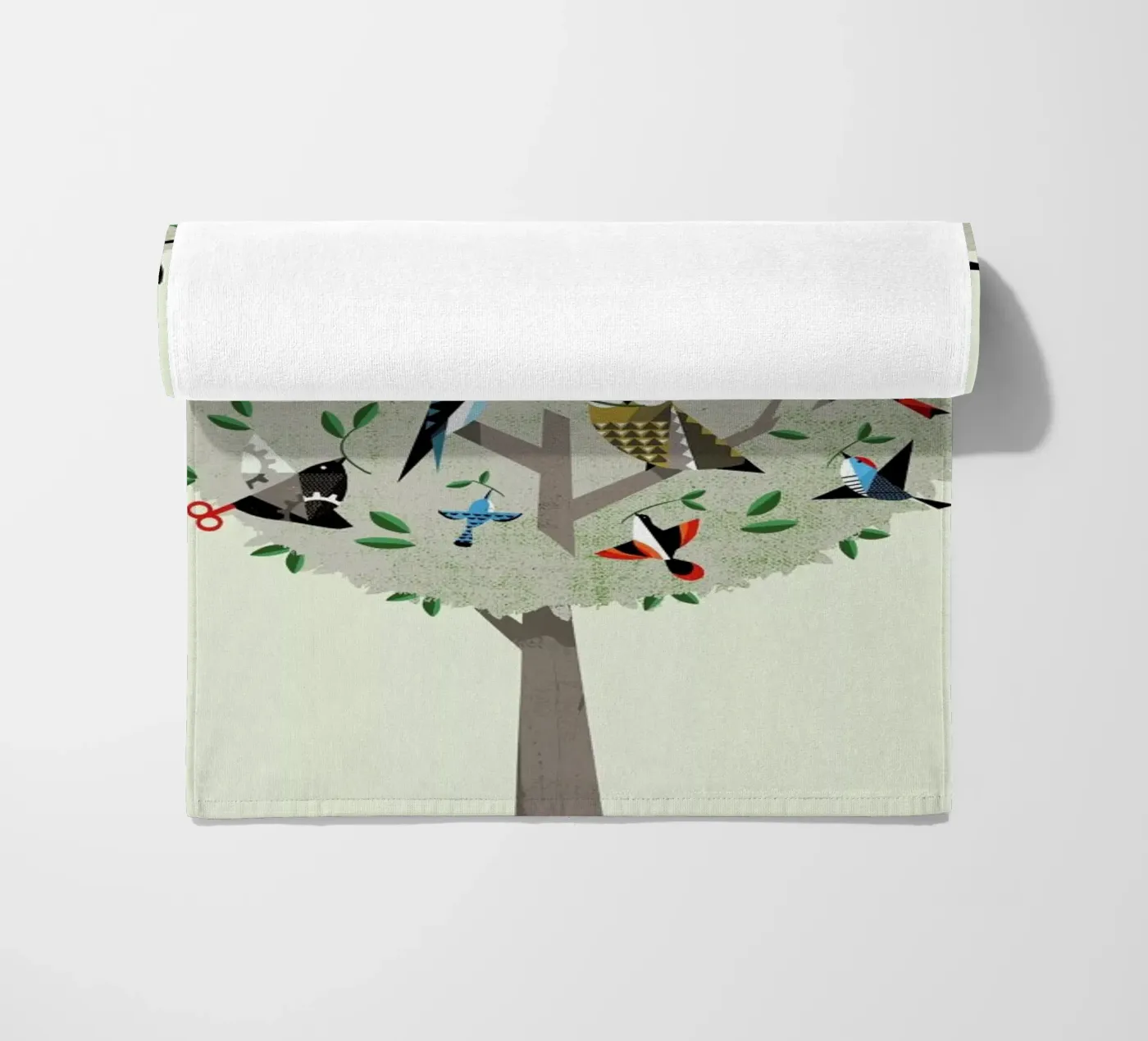Bird Tree strandhanddoek van Pietari Posti
