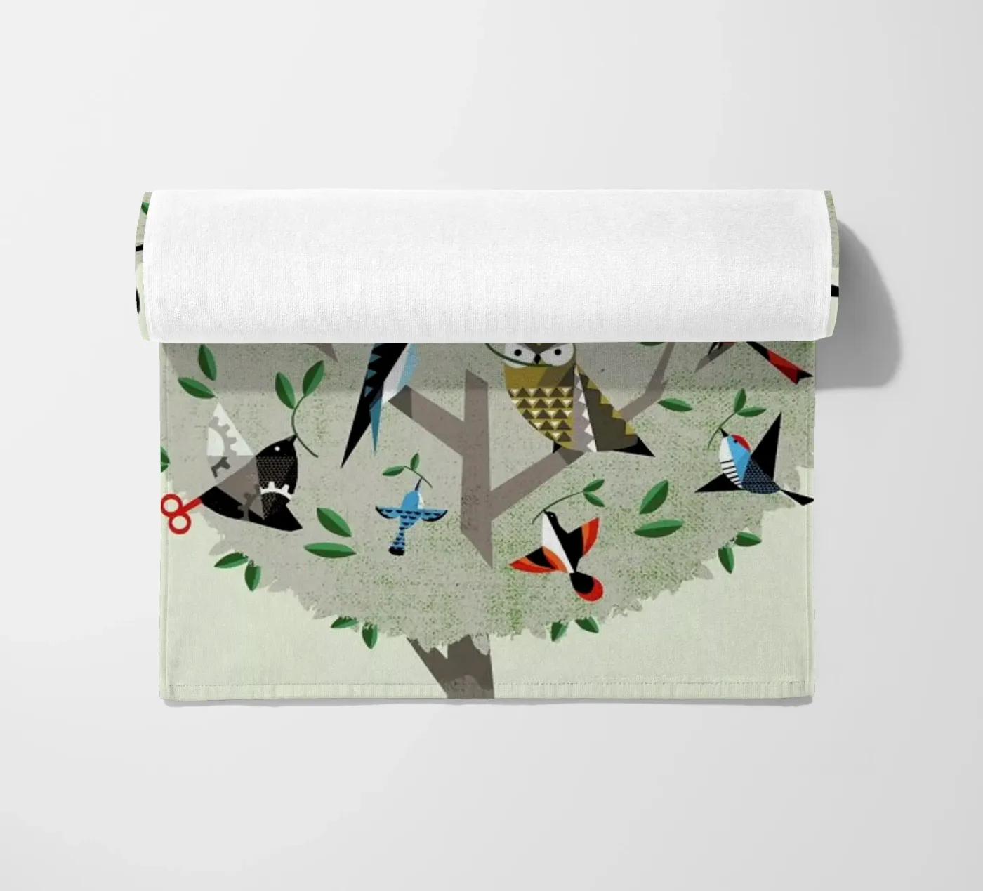 Bird Tree strandhanddoek van Pietari Posti