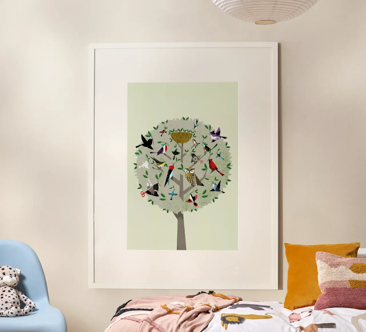 Bird Tree carta hahnemühle da Pietari Posti