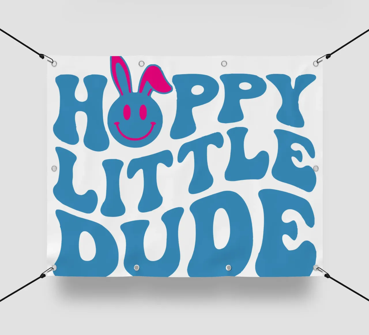 Hoppy Little Dude Pasqua telo in pvc da onefeelshop