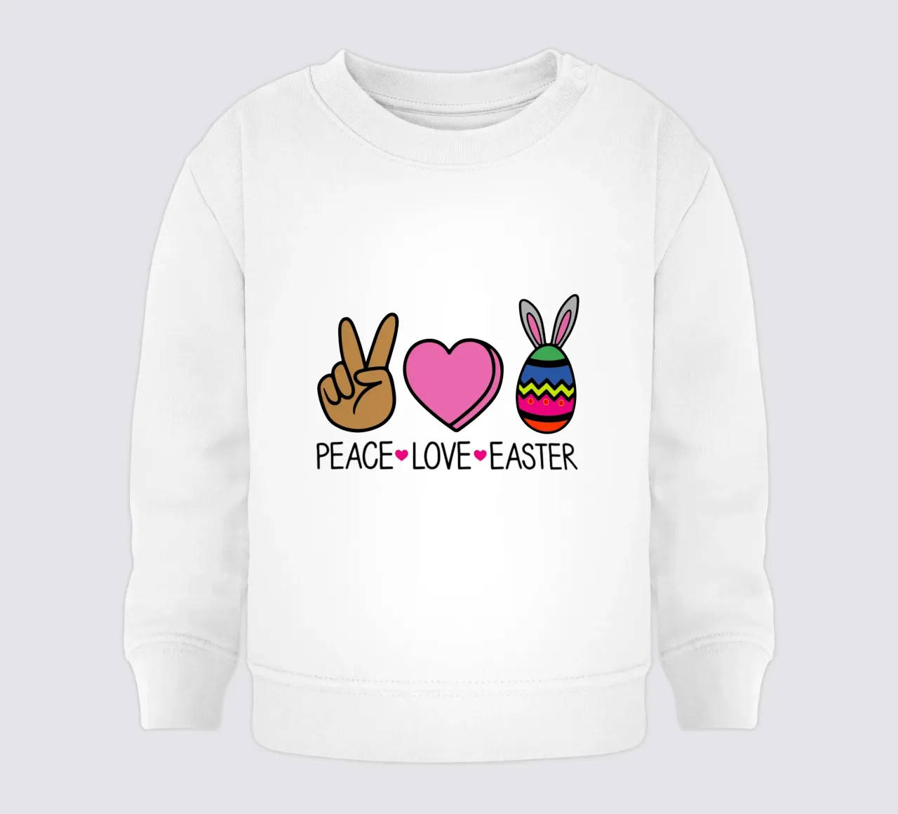 PACE AMORE PASQUA felpa neonato da onefeelshop