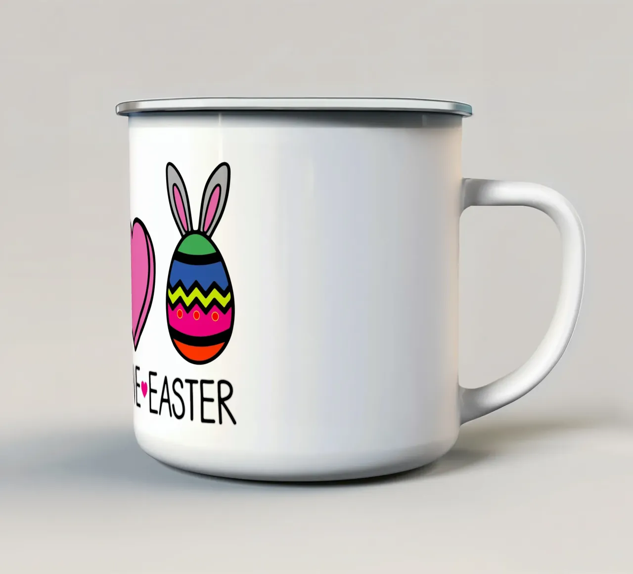 PACE AMORE PASQUA tazza in smalto da onefeelshop