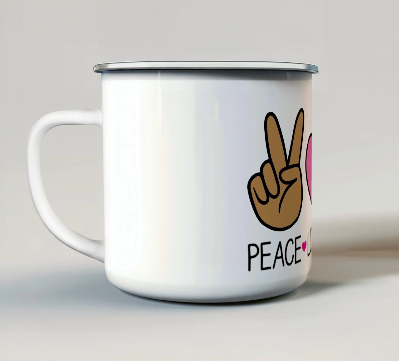 PACE AMORE PASQUA tazza in smalto da onefeelshop