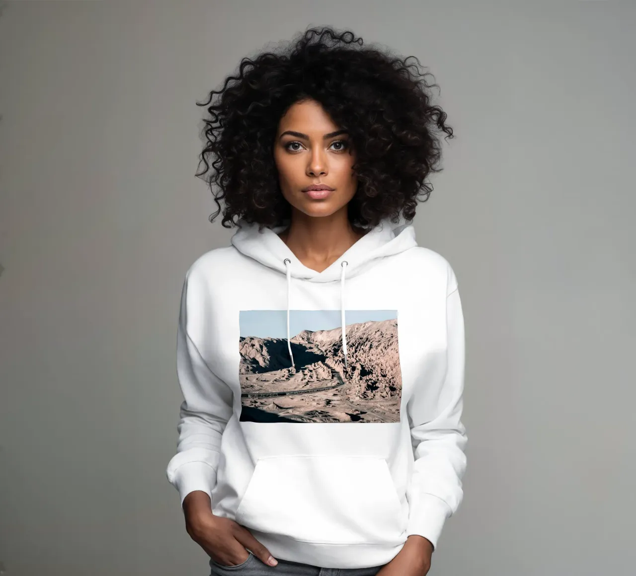Mania Landscapes Raw 1 Valle de la Luna (Chile) hoodie by Mania Print Collection