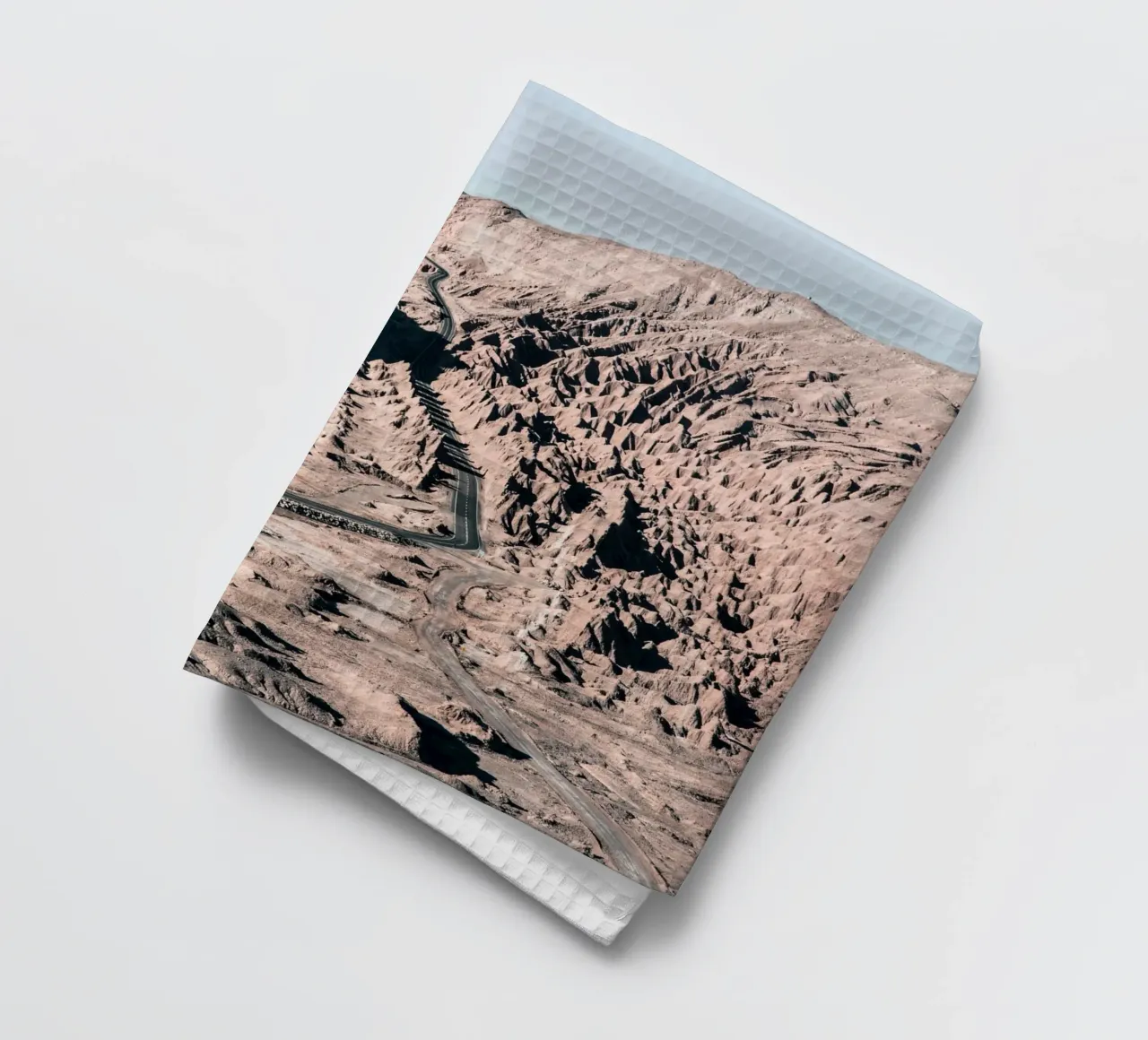 Mania Landscapes Raw 1 Valle de la Luna (Chile) tea towel by Mania Print Collection