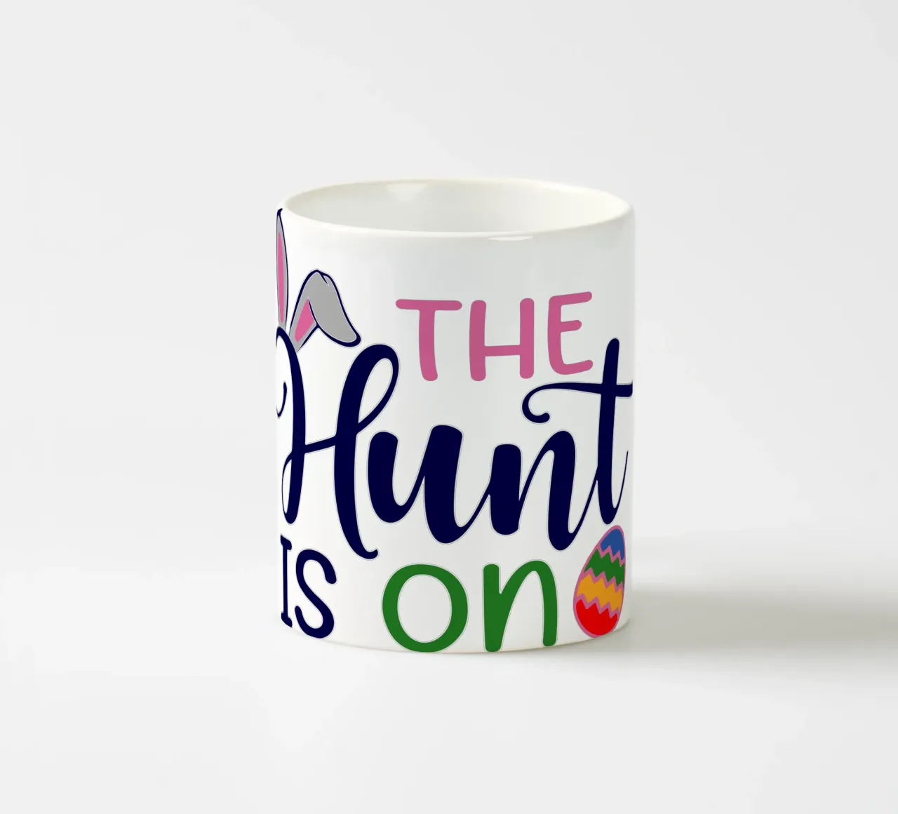 Frohe Ostern die Jagd geht weiter Keramik Tasse von onefeelshop