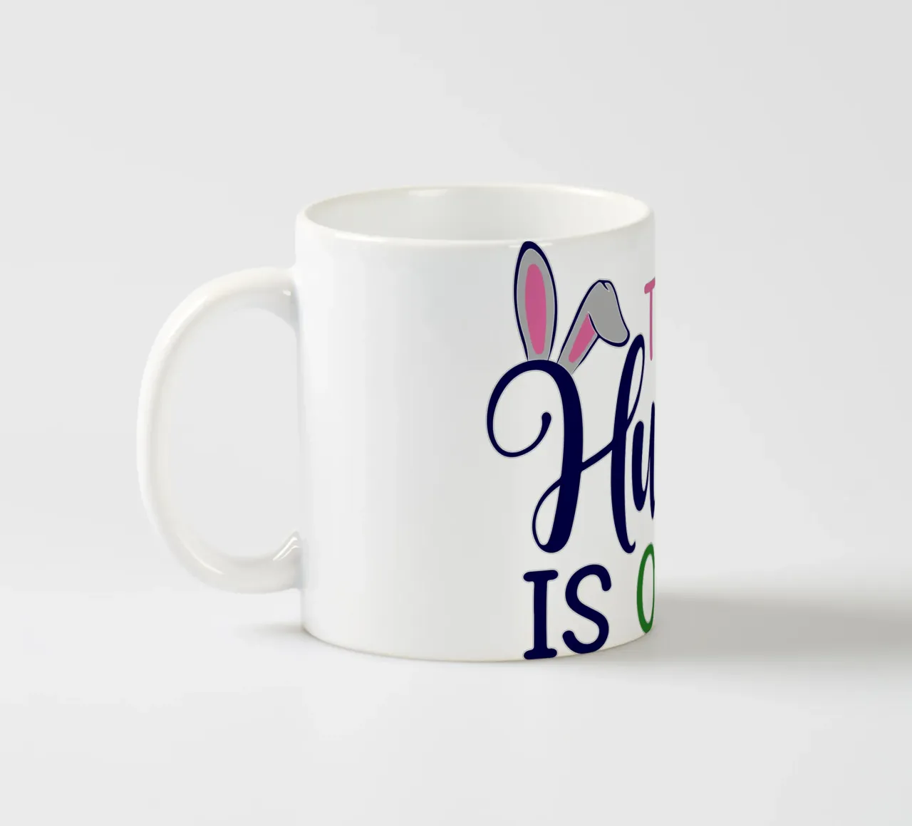 Frohe Ostern die Jagd geht weiter Keramik Tasse von onefeelshop
