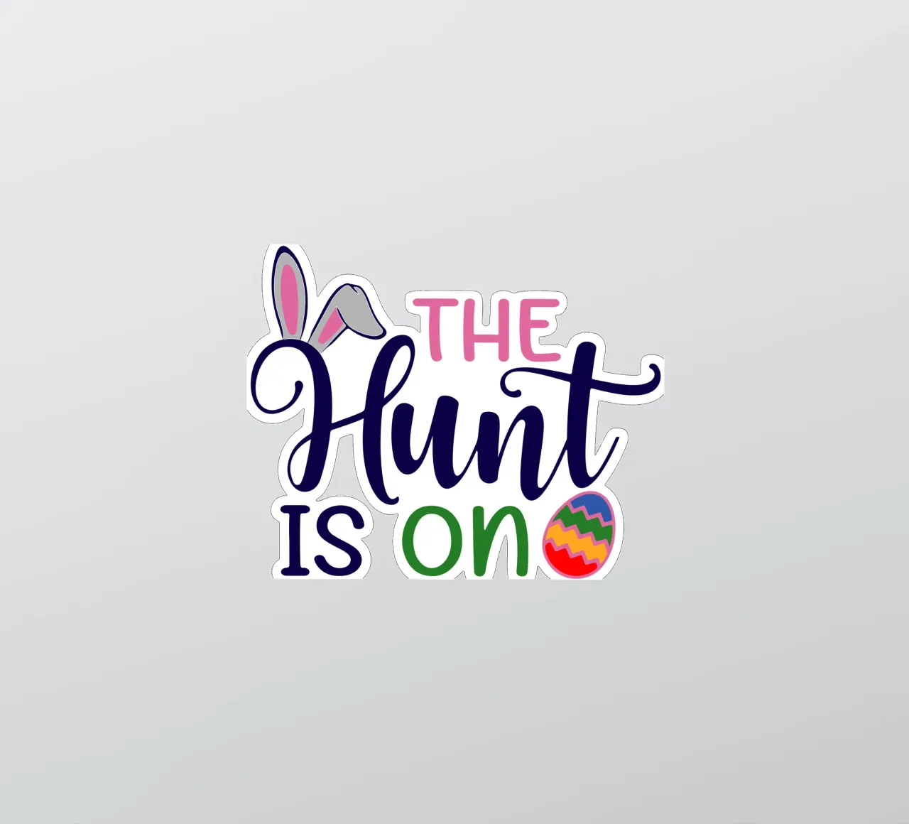 Frohe Ostern die Jagd geht weiter Sticker von onefeelshop