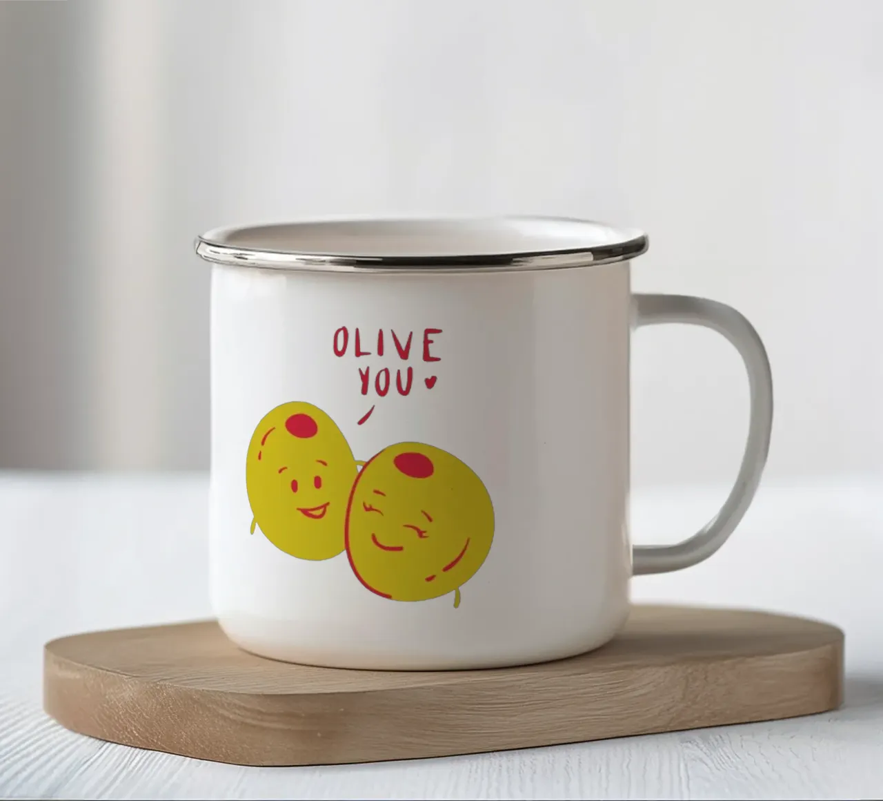 Valentines Day emaille mok van Dreamer10