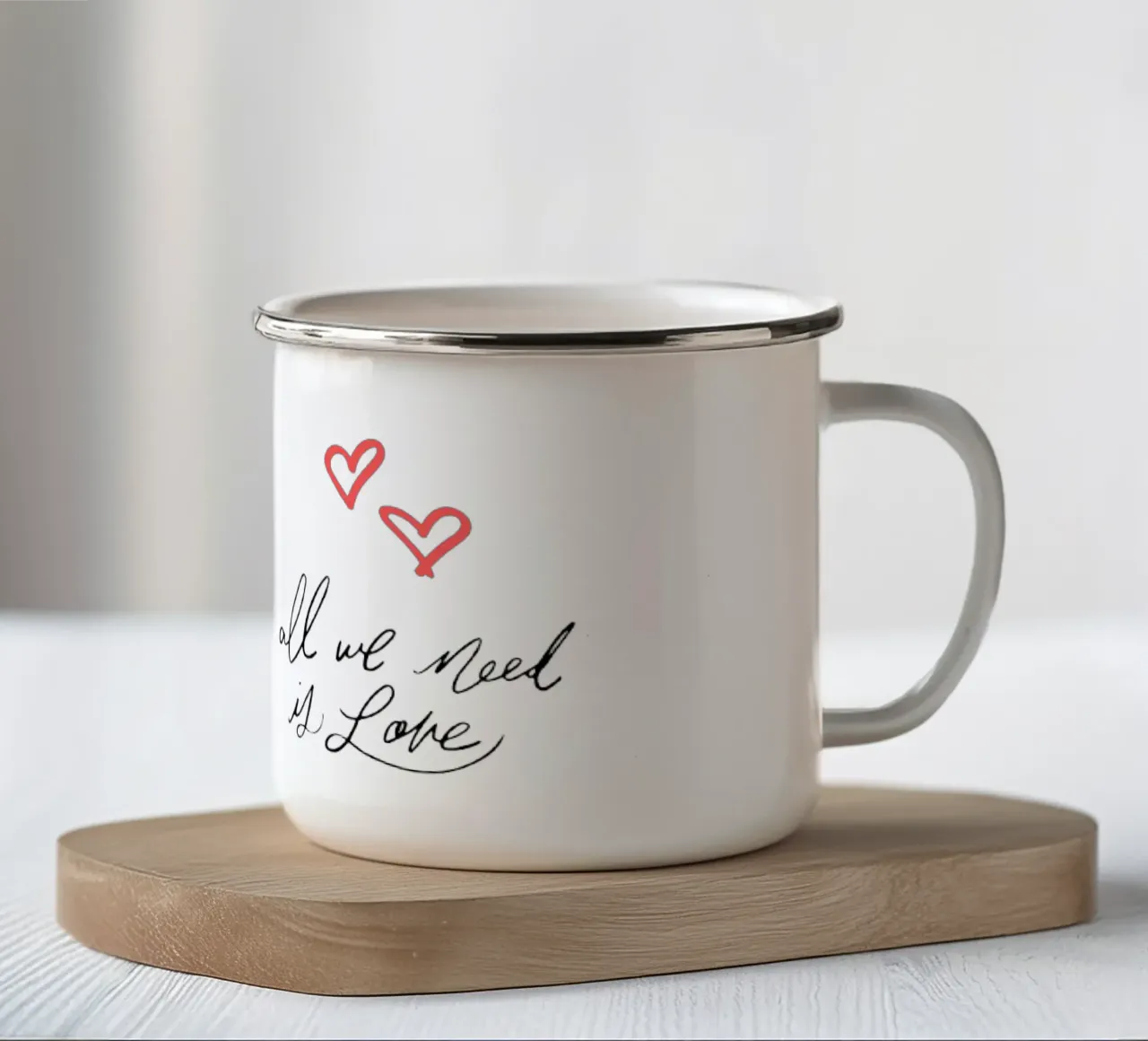Valentines Day tazza in smalto da Dreamer10