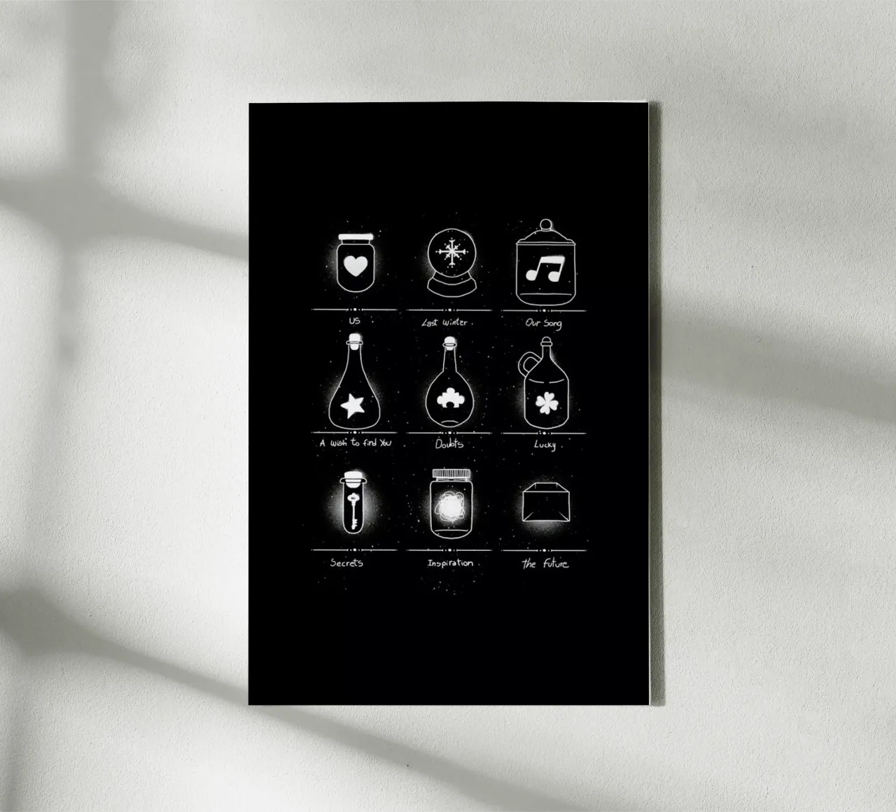 Collector Leinwand mit Schattenfugenrahmen von Tobe Fonseca