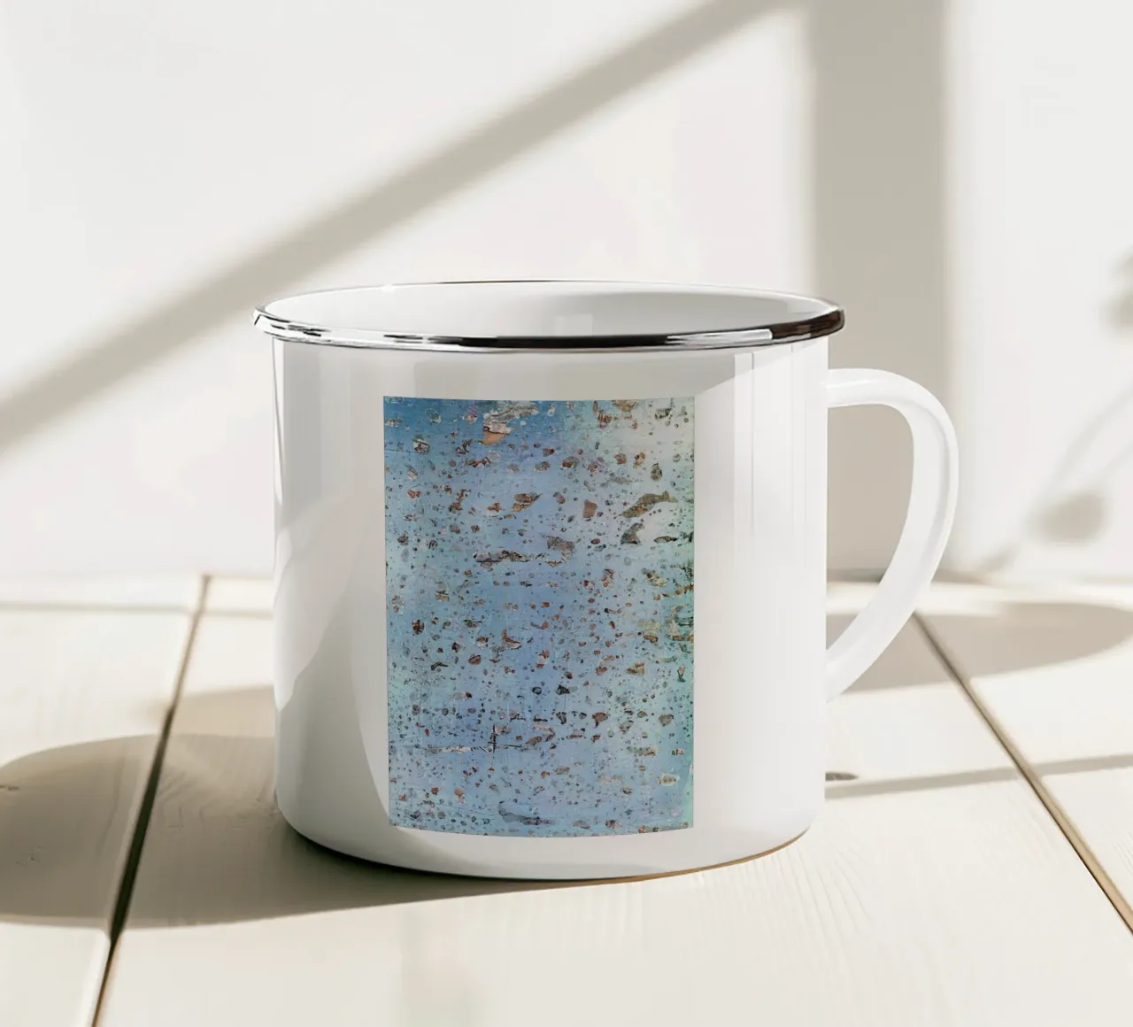 Rhytm 46 enamel mug by József Gábos