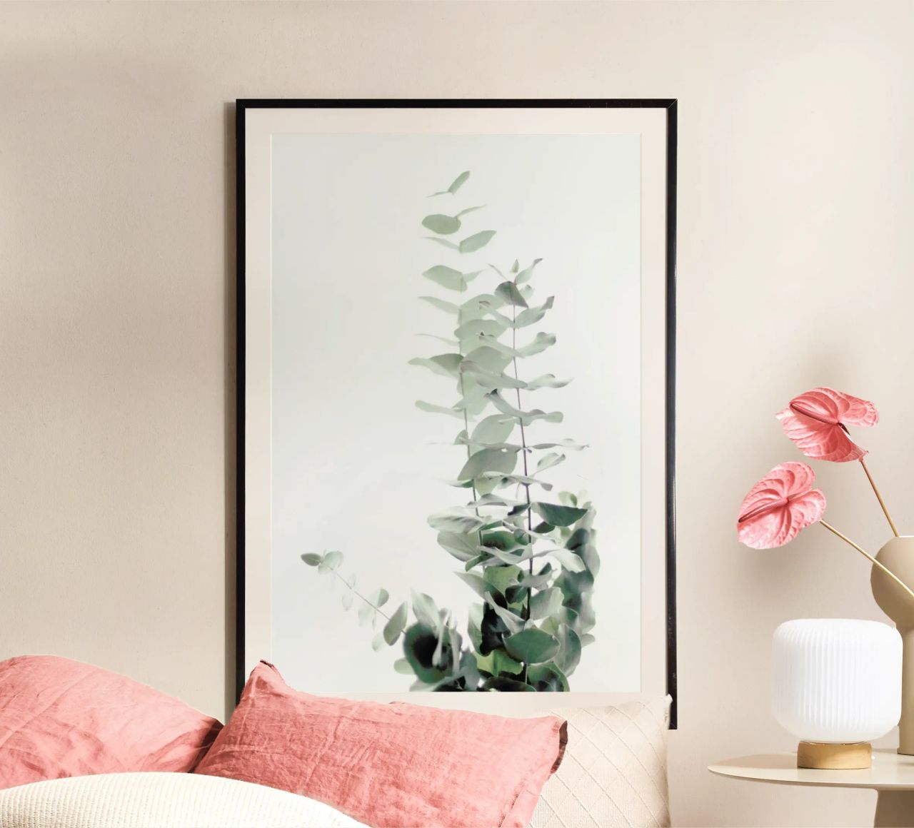 Eucalyptus White 2 Poster von Monika Strigel