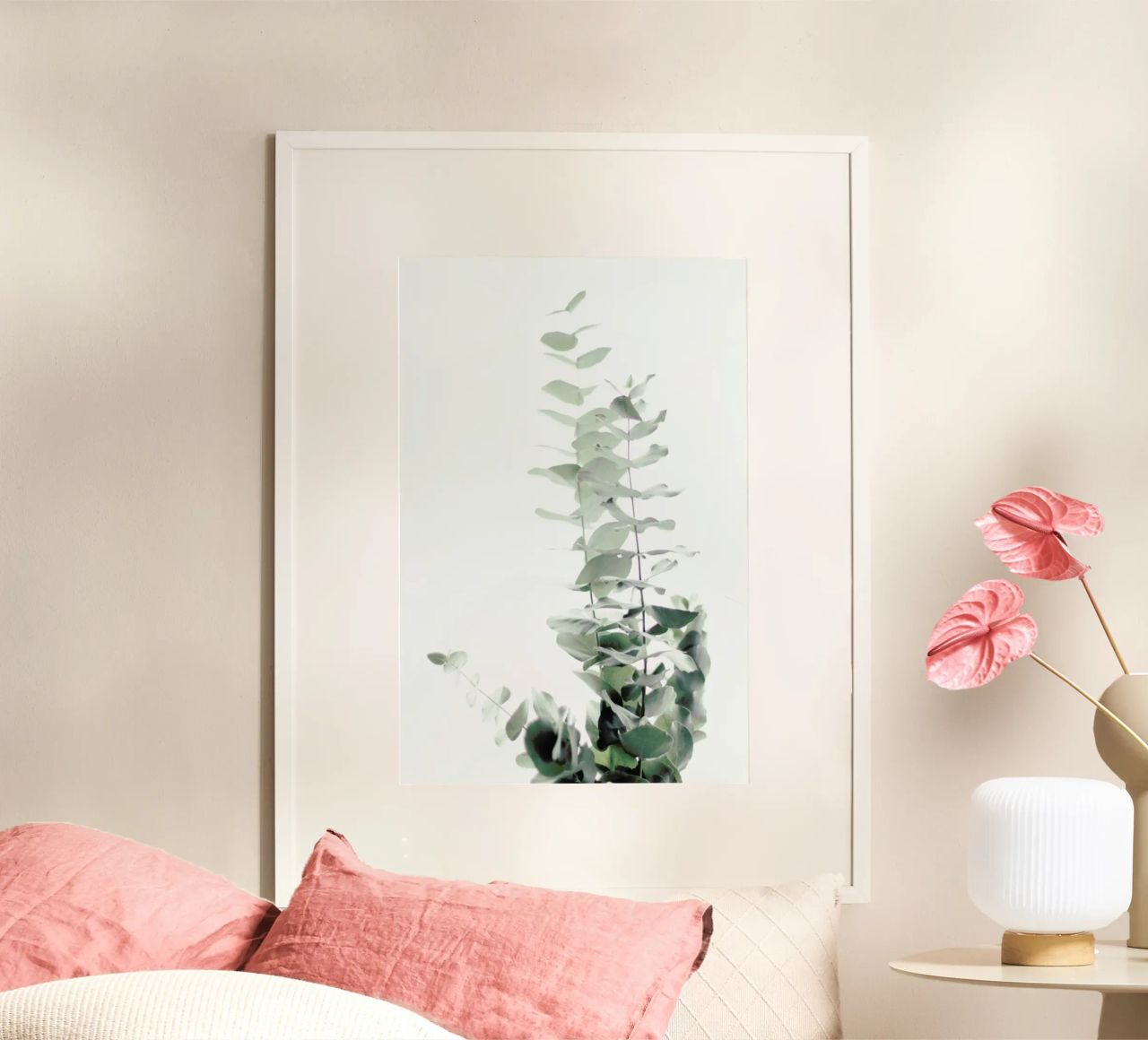 Eucalyptus White 2 Poster von Monika Strigel