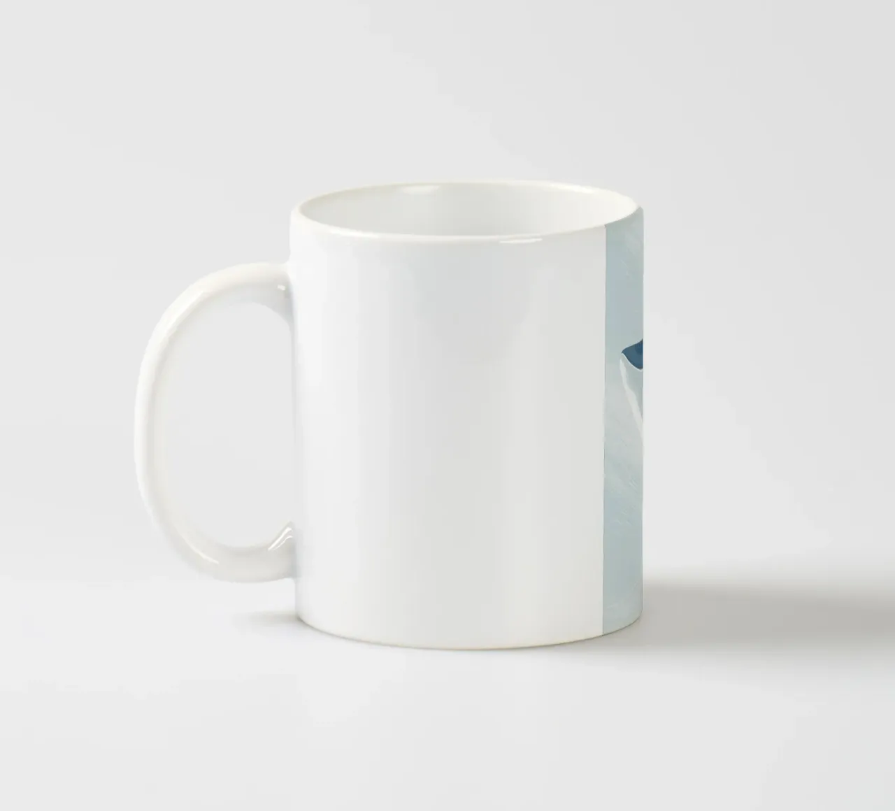 Blauwal tazza in ceramica da VIERUNDFÜNFZIG