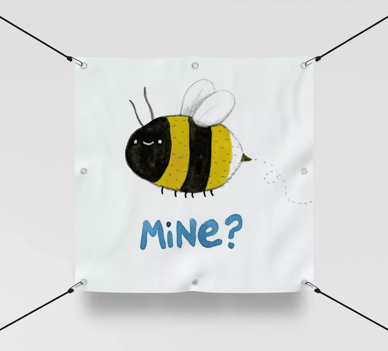 Bee Mine telo in pvc da Sophie Corrigan