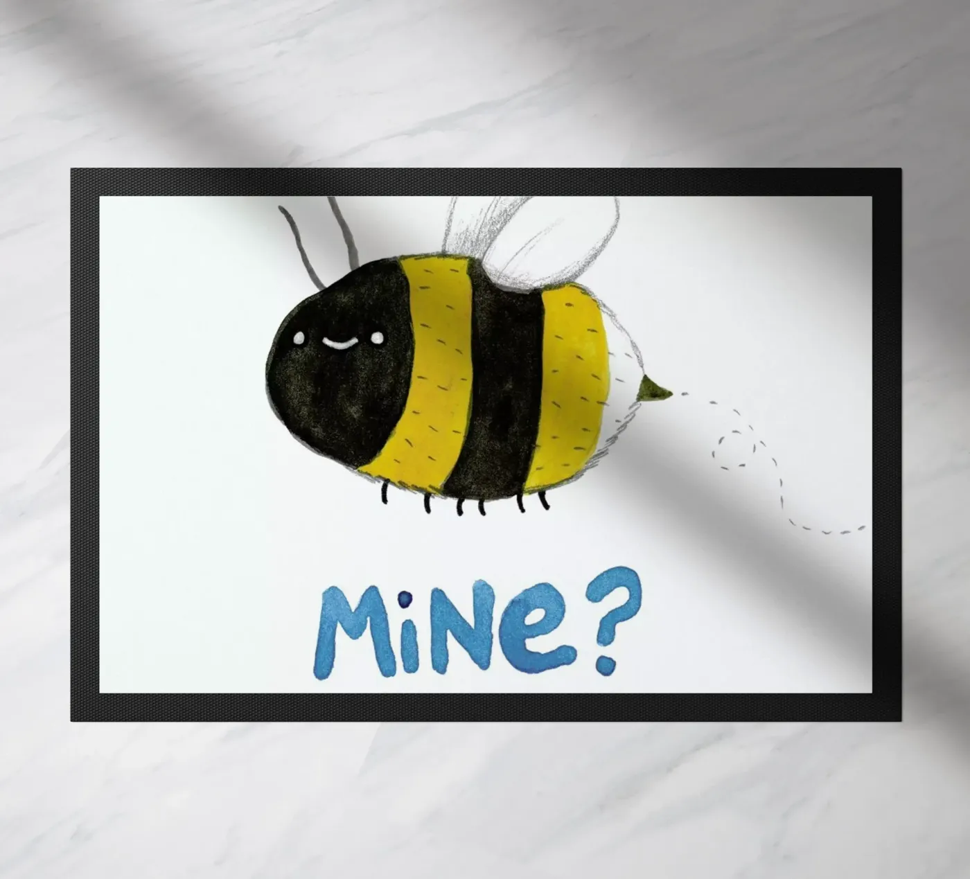 Bee Mine Fußmatte von Sophie Corrigan