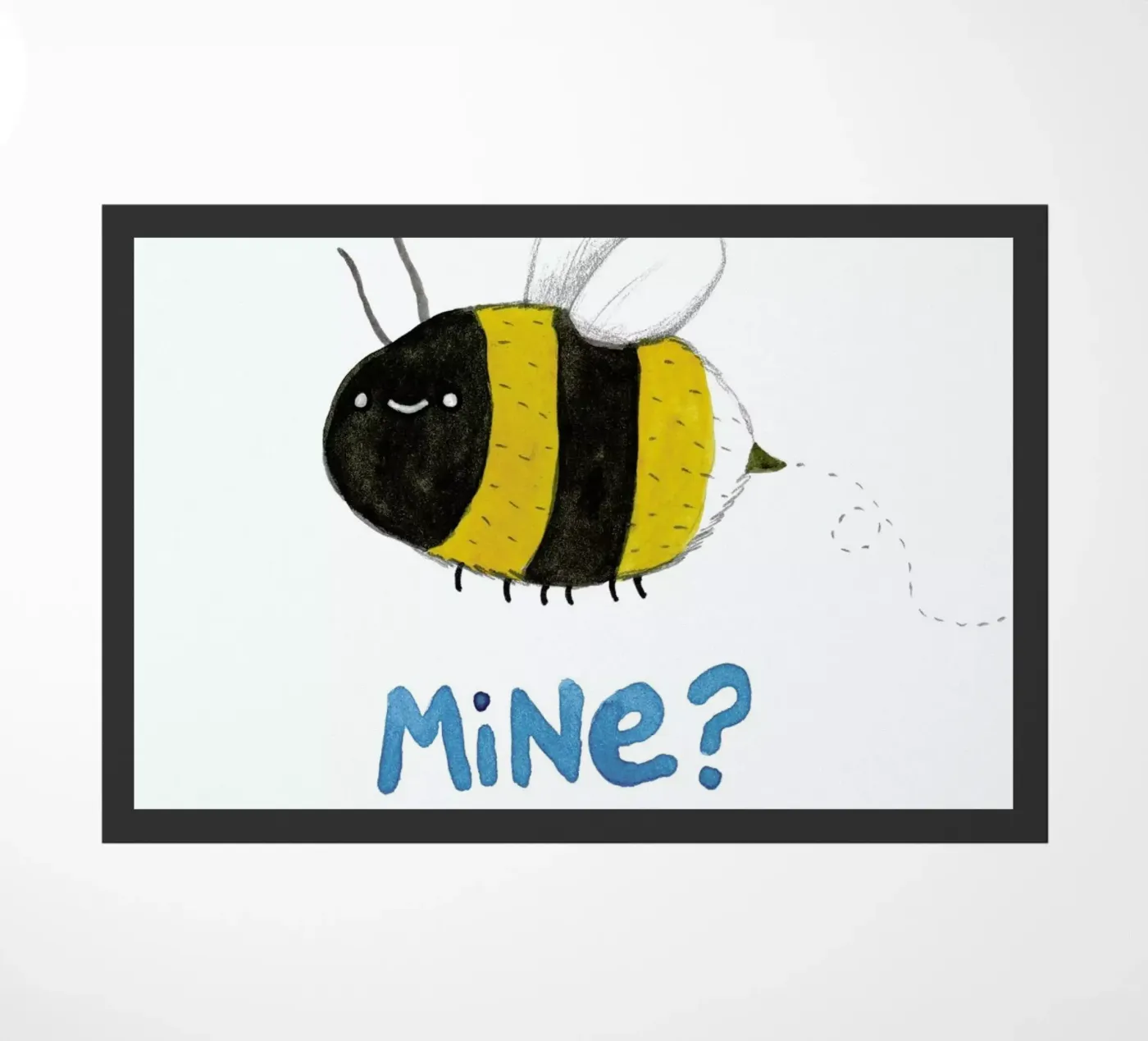 Bee Mine Fußmatte von Sophie Corrigan