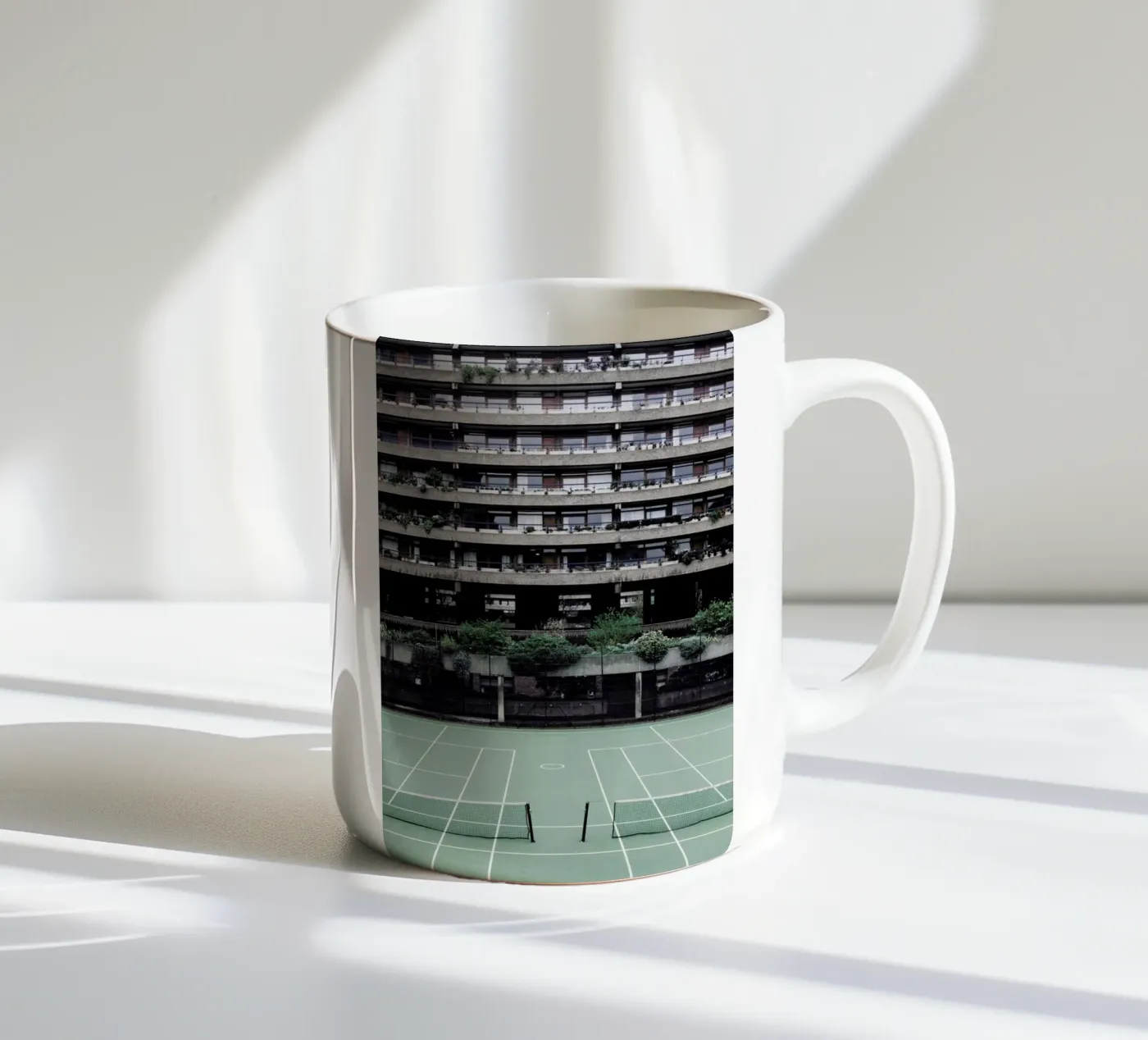 Backyards ceramic mug by Picture On The Fridge