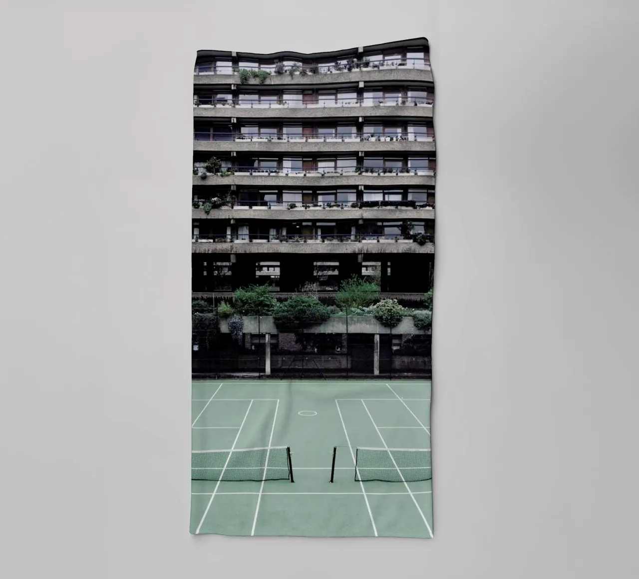 Backyards asciugamano da bagno da Picture On The Fridge