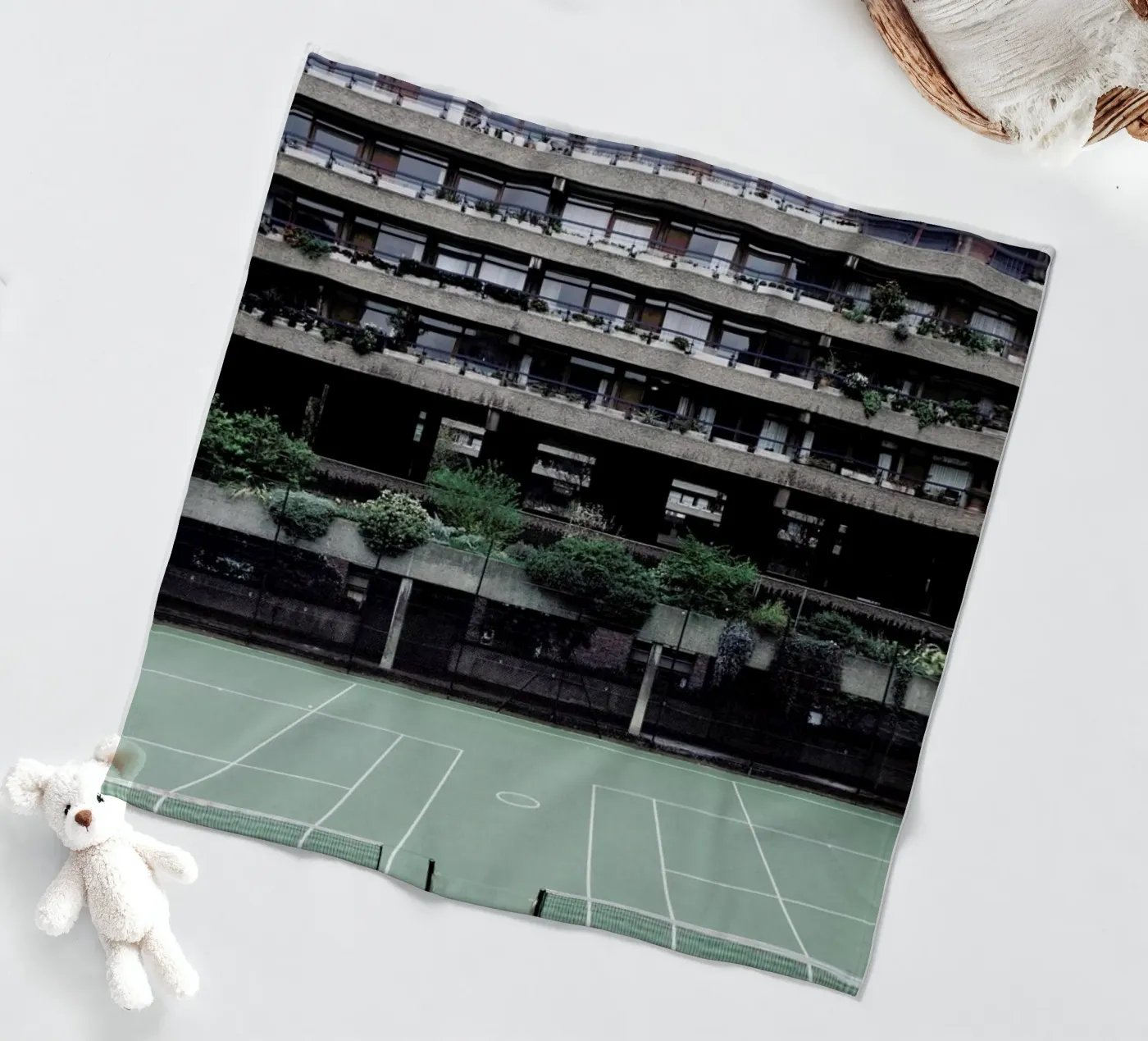 Backyards fleecedeken van Picture On The Fridge