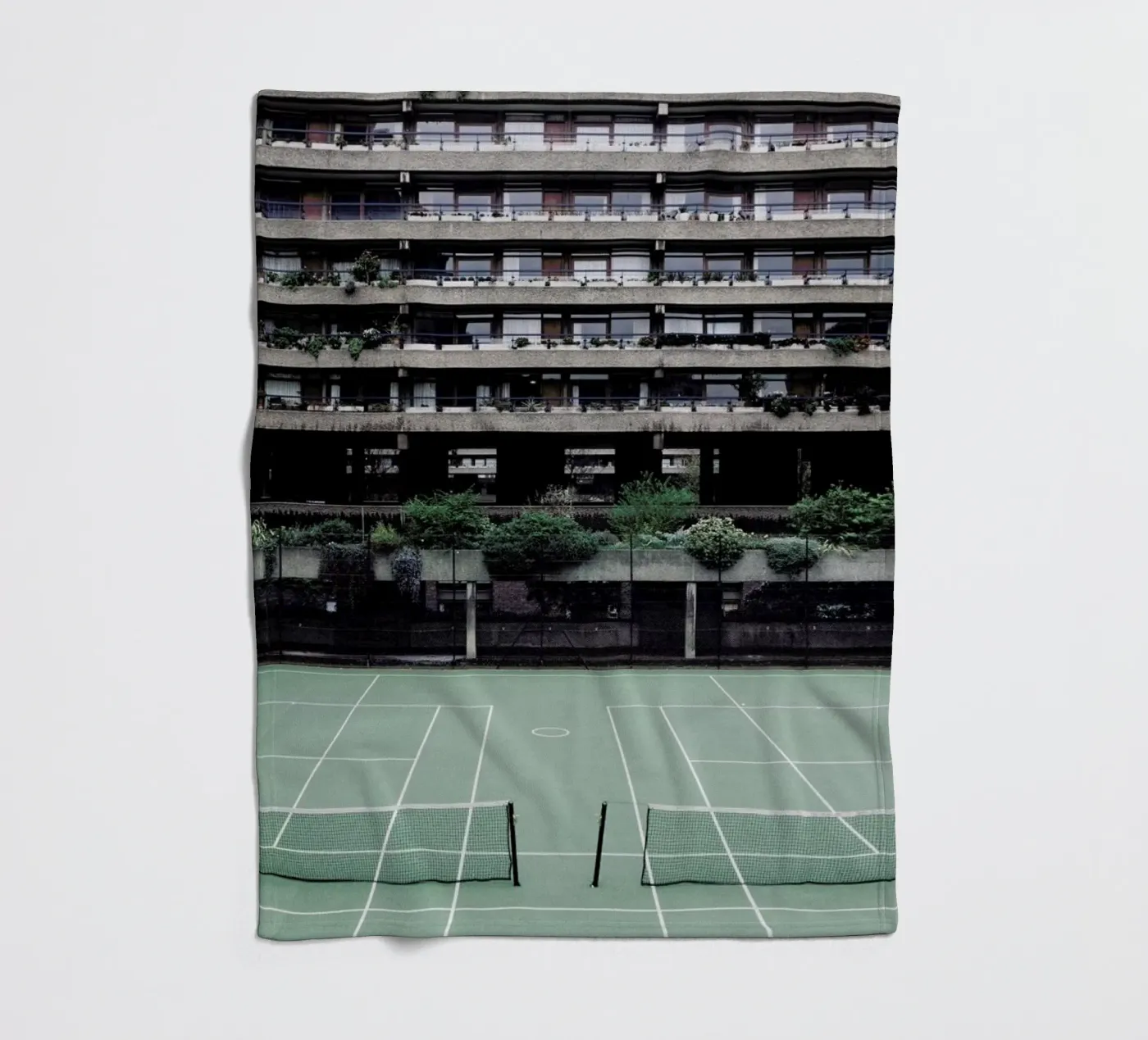Backyards fleecedeken van Picture On The Fridge