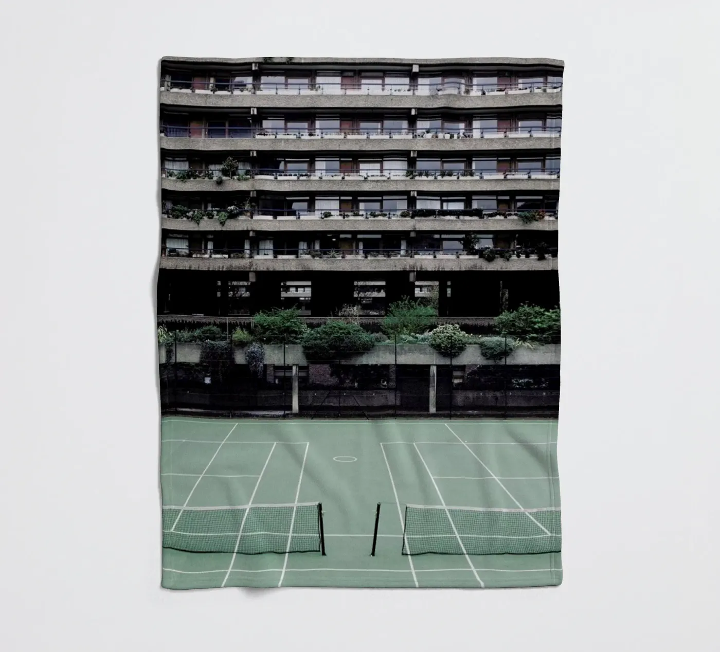 Backyards fleece blanket by Picture On The Fridge