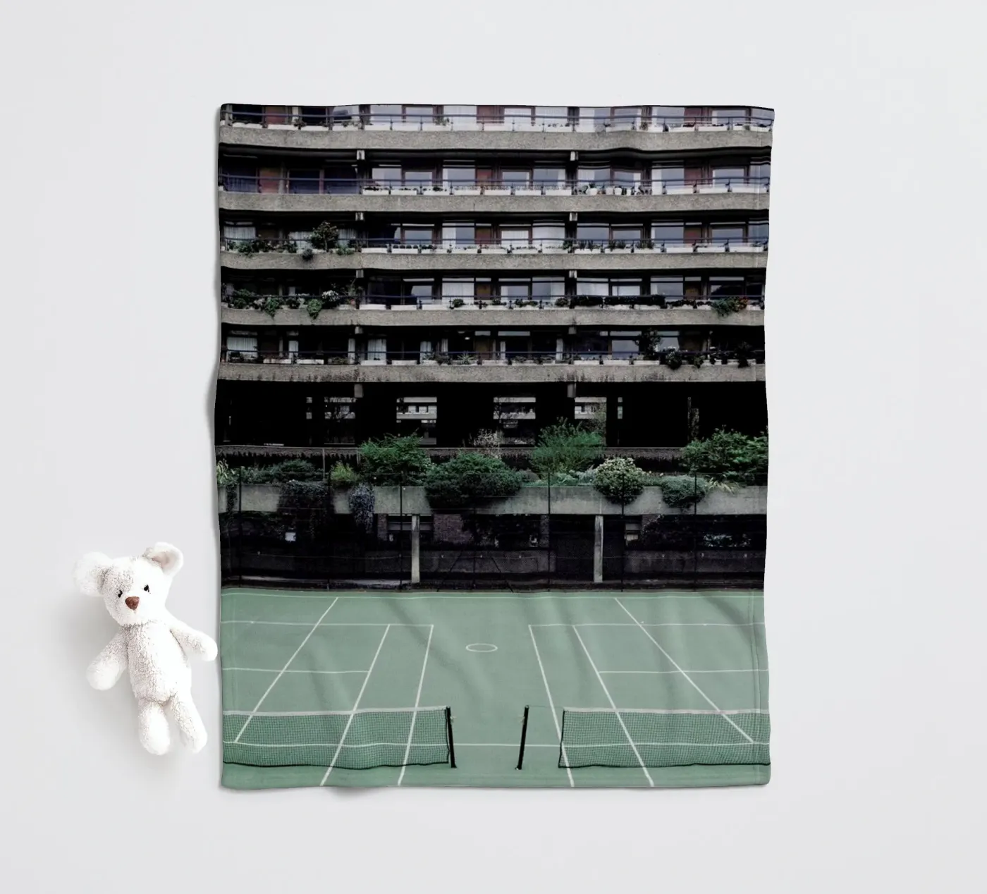 Backyards fleece blanket by Picture On The Fridge