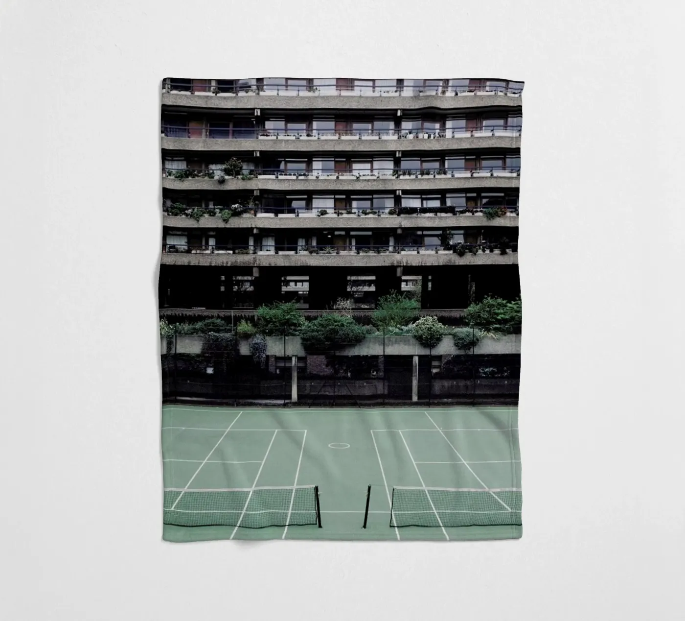 Backyards fleece blanket by Picture On The Fridge