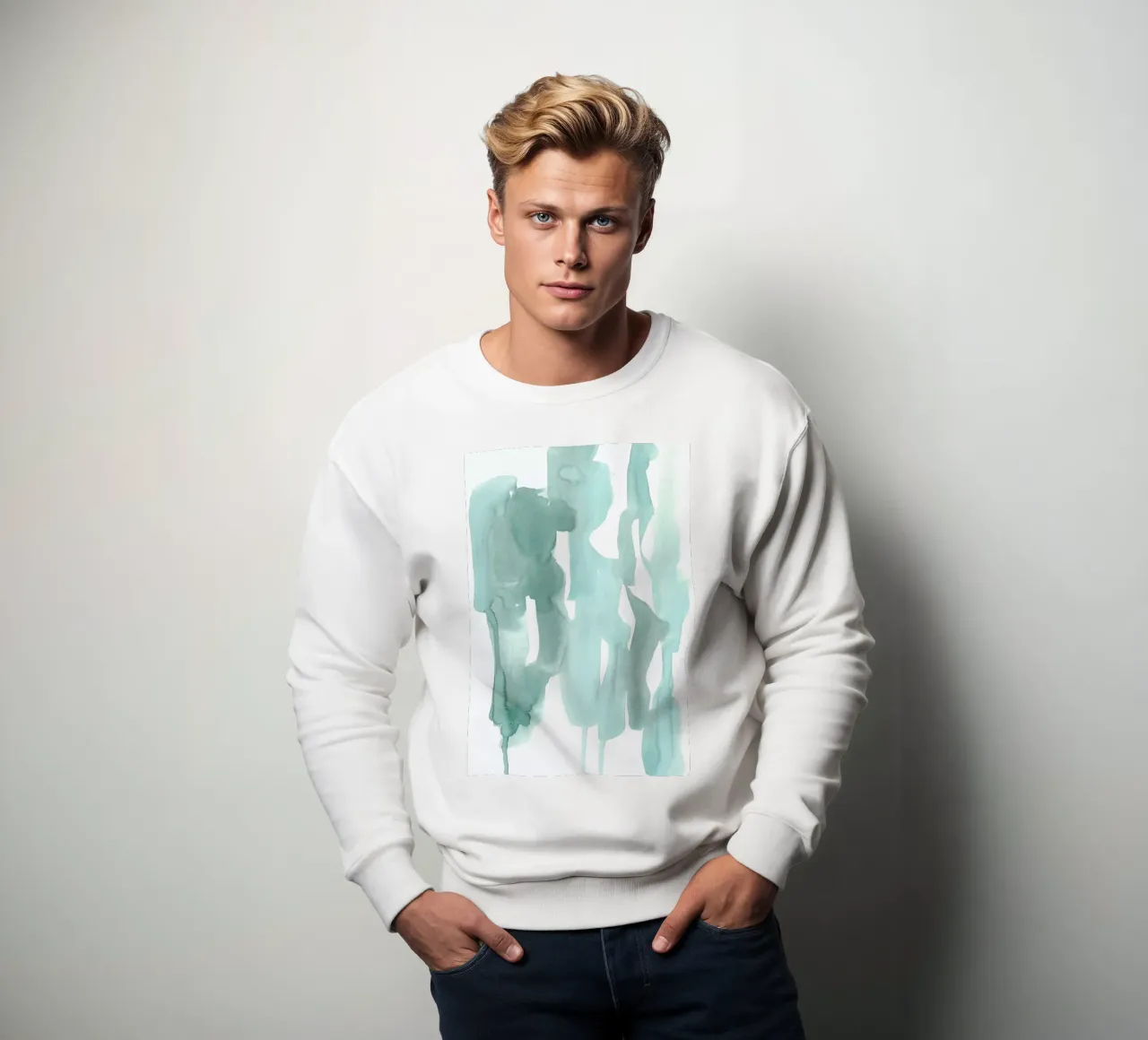 Fluidity felpa da IRIS LEHNHARDT FINE ART