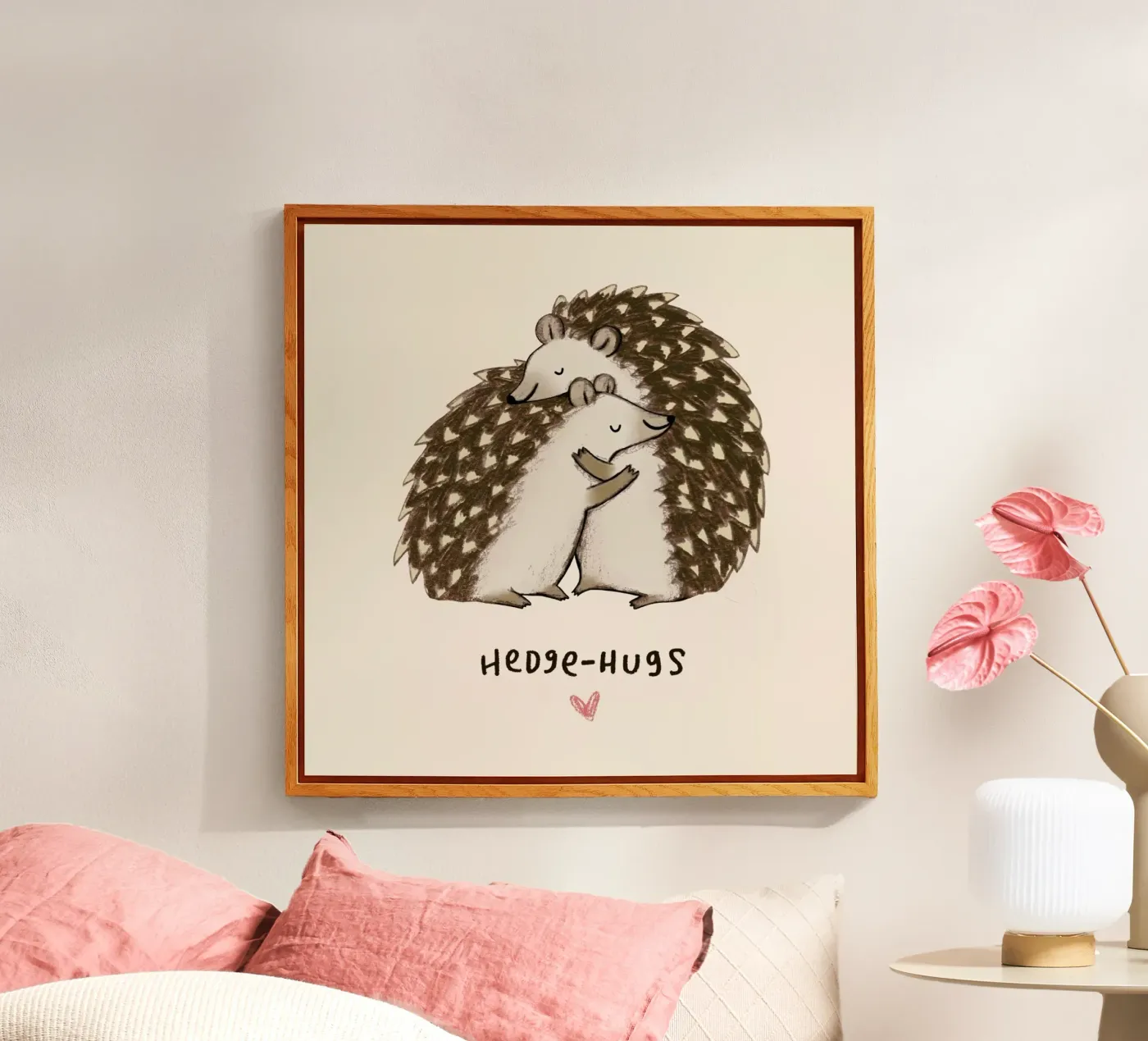 Hedgehugs plexiglass da Sophie Corrigan