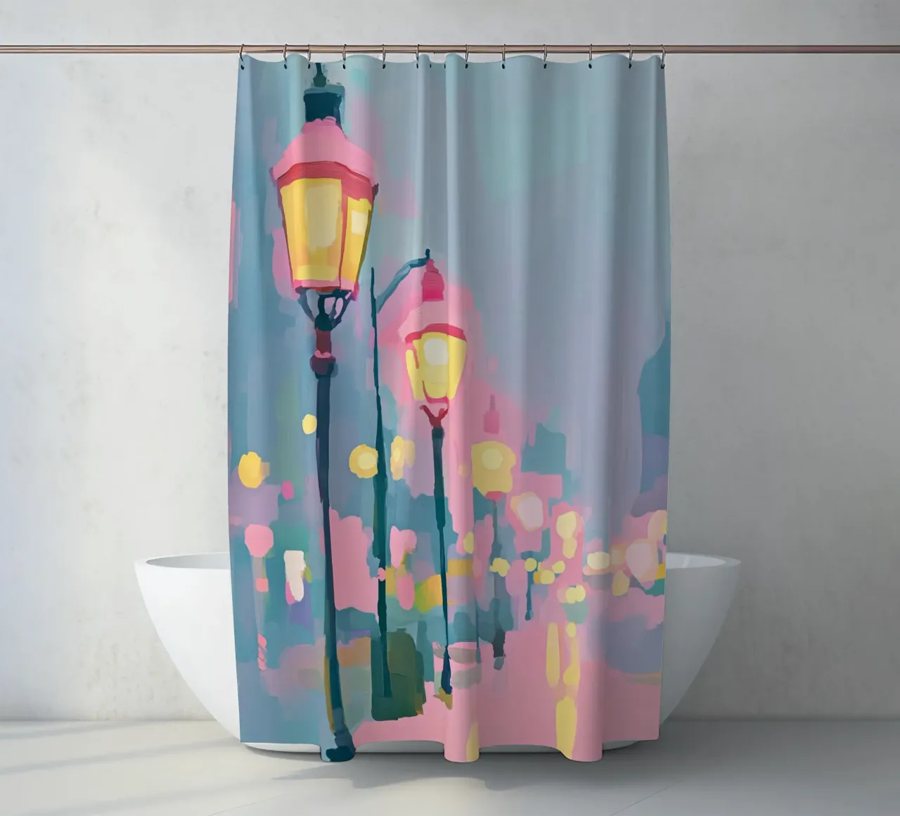 Tender Tones No 2 shower curtain by treechild
