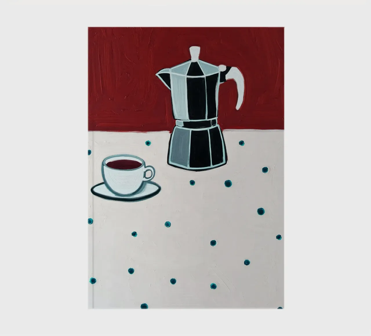 The Art of Slow Mornings notebook by Indigo Rain