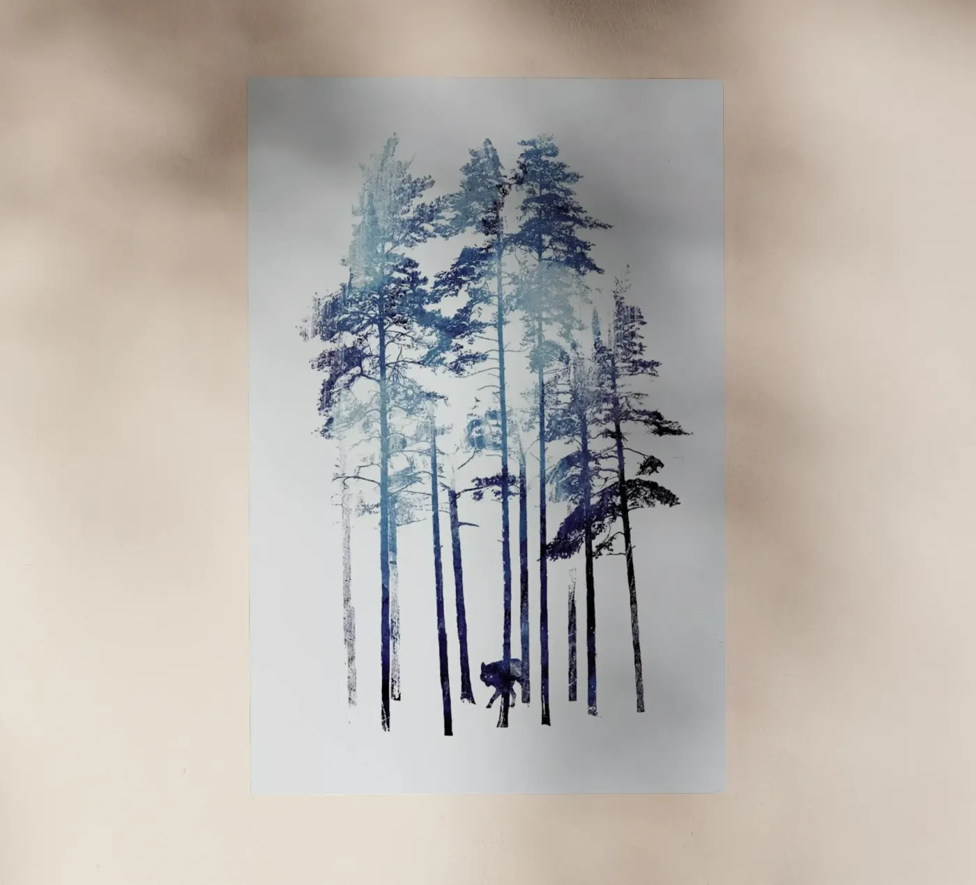 Winter Wolf pellicola backlit da Róbert Farkas