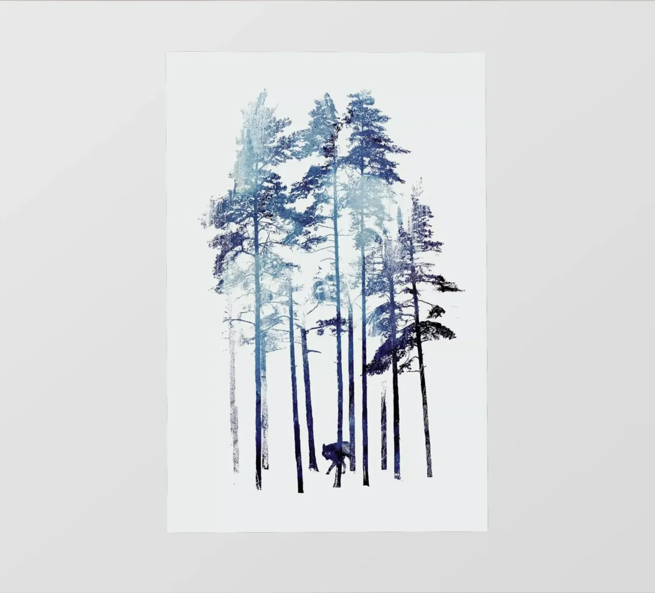 Winter Wolf pellicola backlit da Róbert Farkas